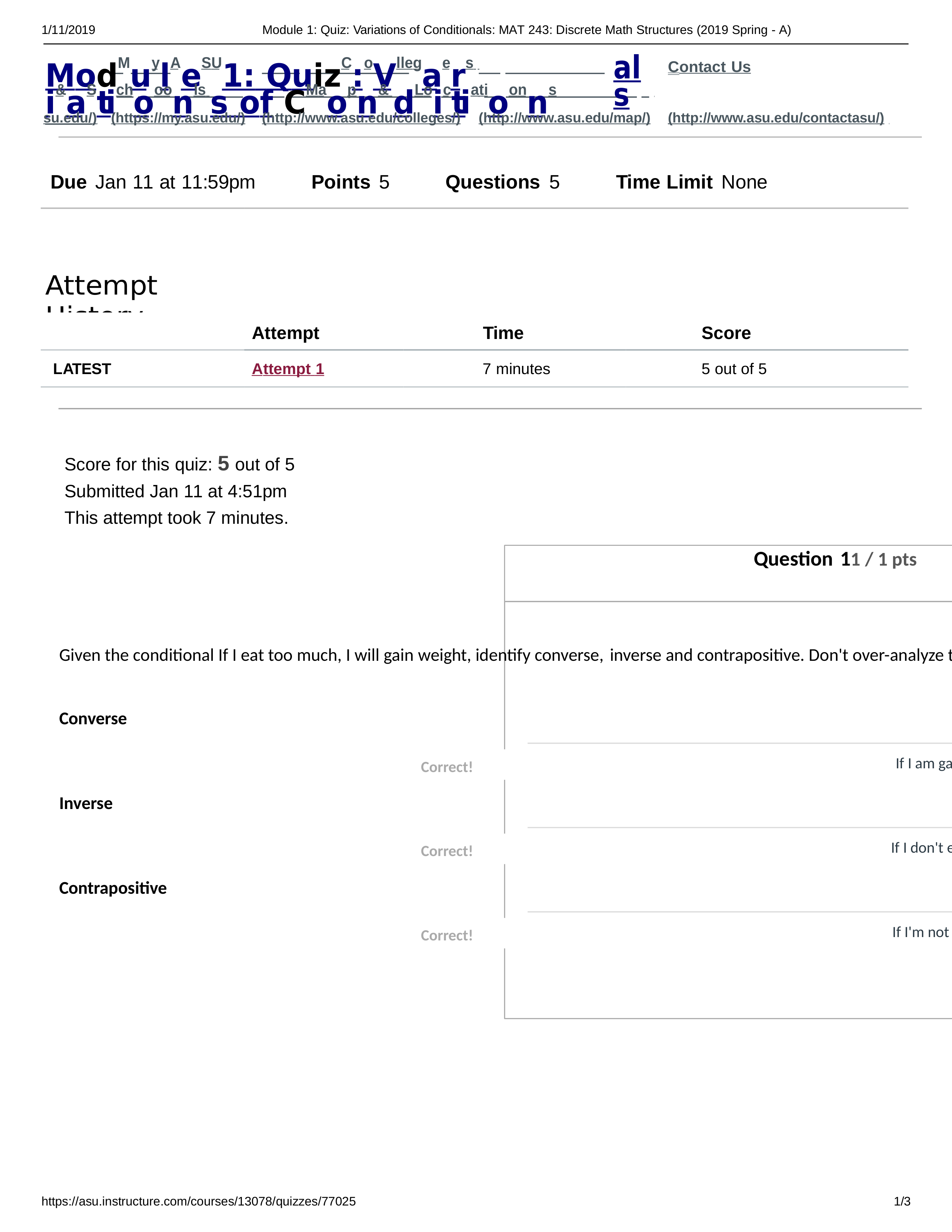 Module 1_ Quiz_ Variations of Conditionals_ MAT 243_ Discrete Math Structures (2019 Spring - A).docx_dl5c6e0pdri_page1