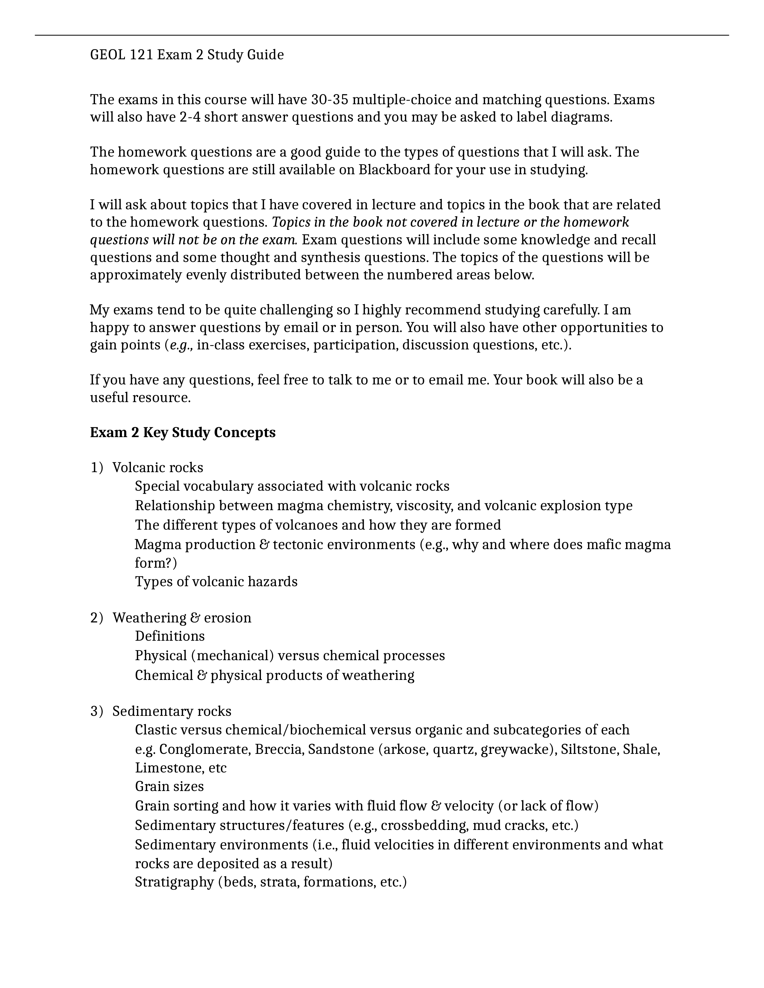 Geol 121 Exam 2 Study Guide Sp2018.doc_dlanqamquf7_page1