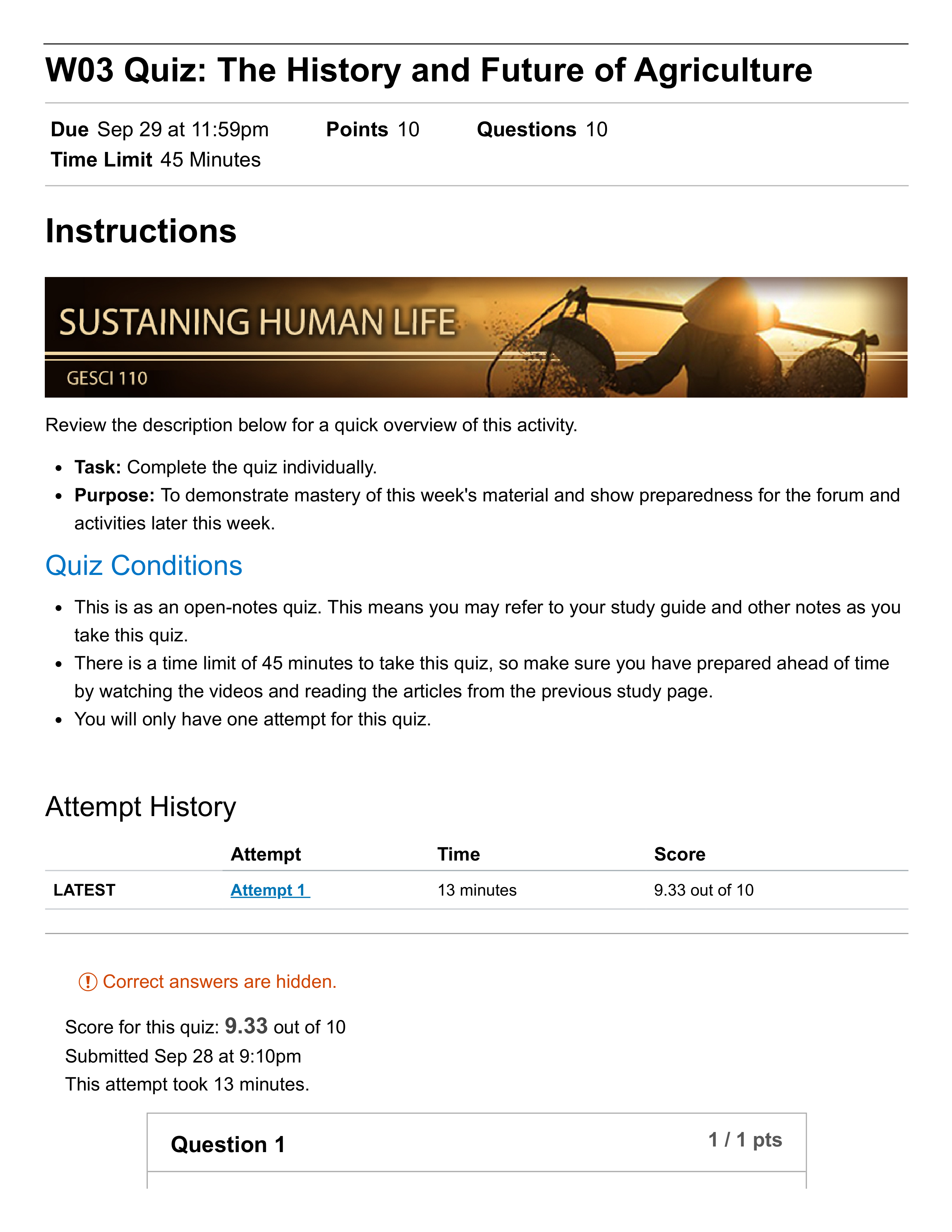 W03 Quiz_ The History and Future of Agriculture_ Sustaining Human Life.pdf_dlbtixn92af_page1