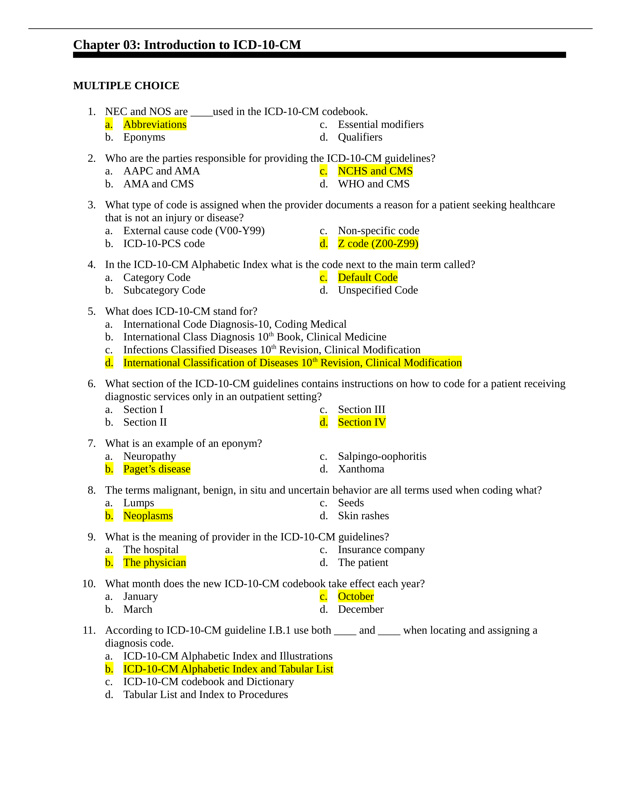 Chapter 03 - Introduction to ICD-10-CM - Student Copy Complete.doc_dlk1farnmcx_page1