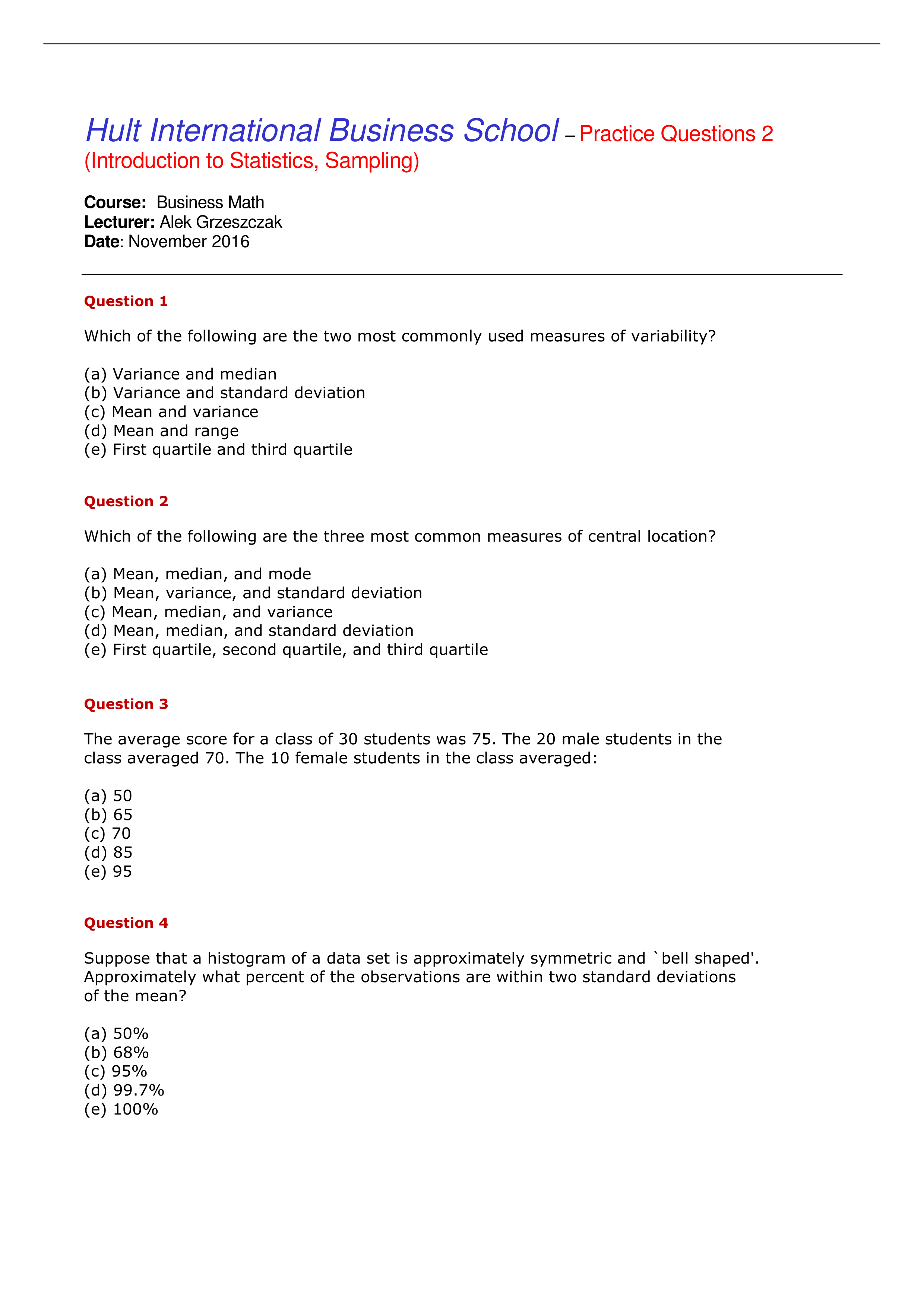 Business Math Practice Questions 2 (Introduction to Statistics, Sampling).pdf_dlowm25fm6x_page1