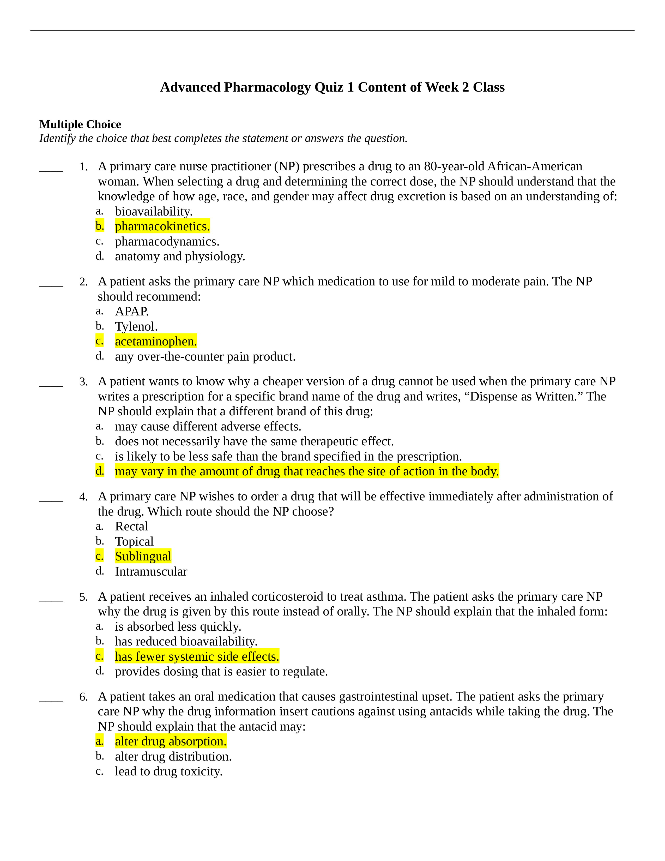 Quiz 1 Pharmaco Week 3.docx_dlpq108od4h_page1