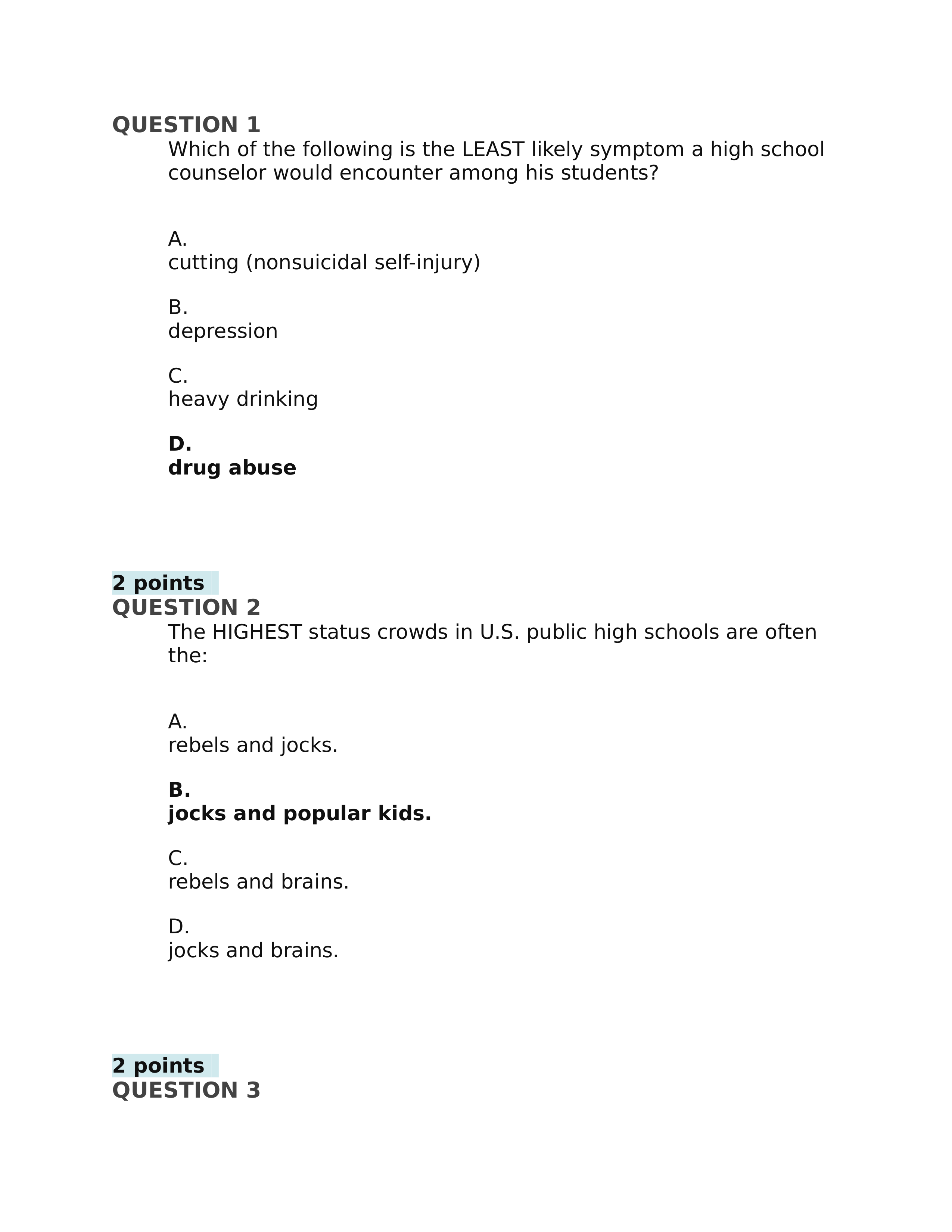 Developmental Psych Week 4 : Examination 02 : Midterm - 100 question.docx_dlsa7by0b87_page1