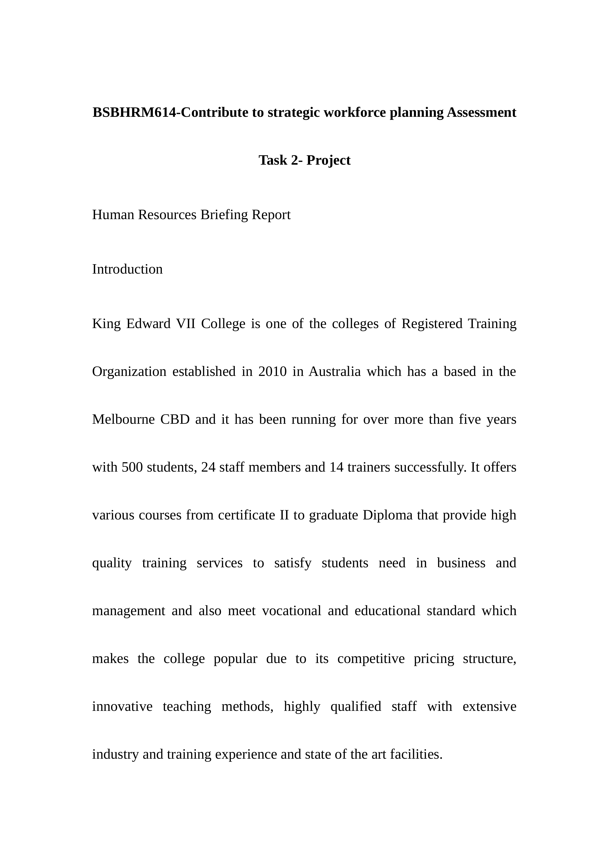 BSBHRM614 Contribute to strategic workforce planning Task2.docx_dluun2wrptc_page1