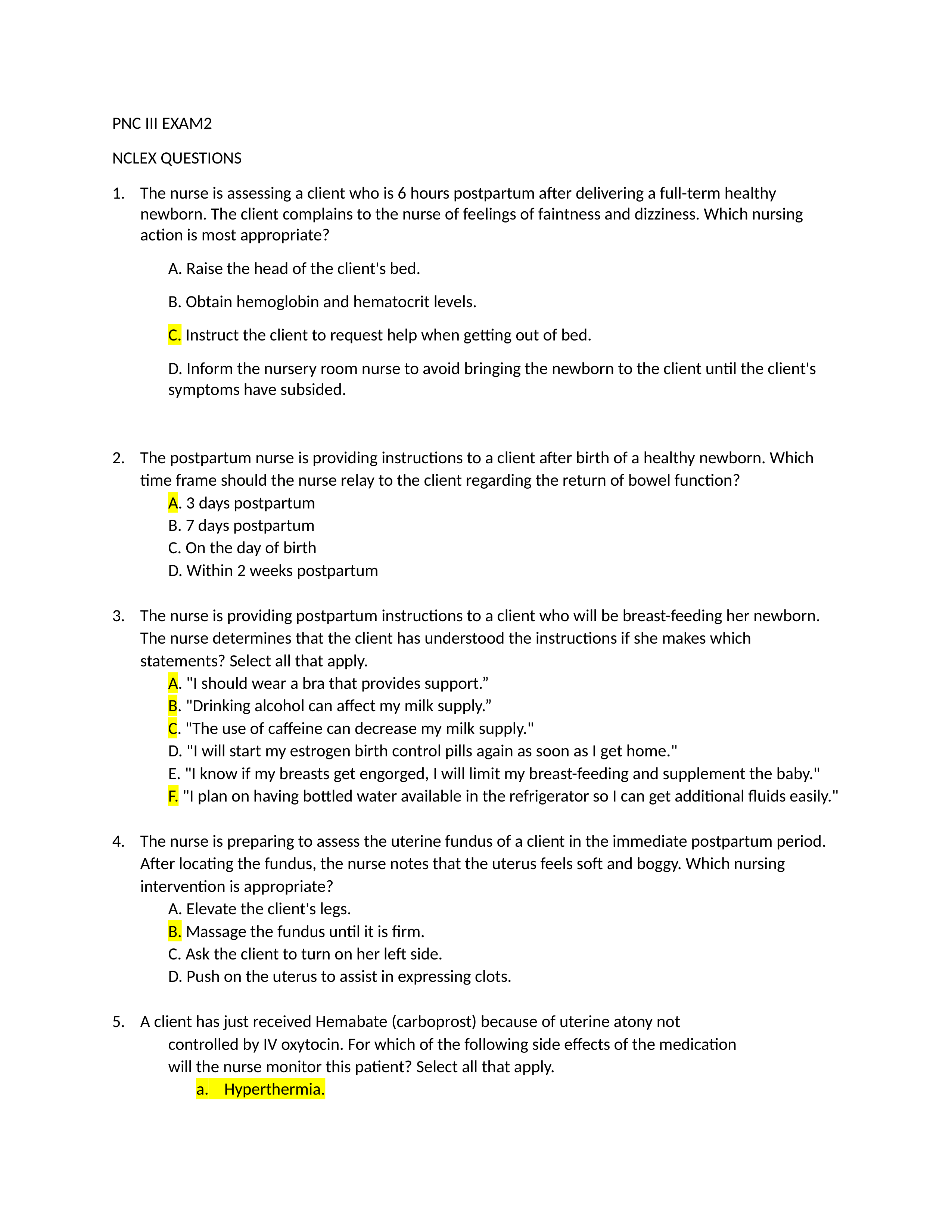 PNC III Nclex questions EXAM2.docx_dlxk2mvjupj_page1