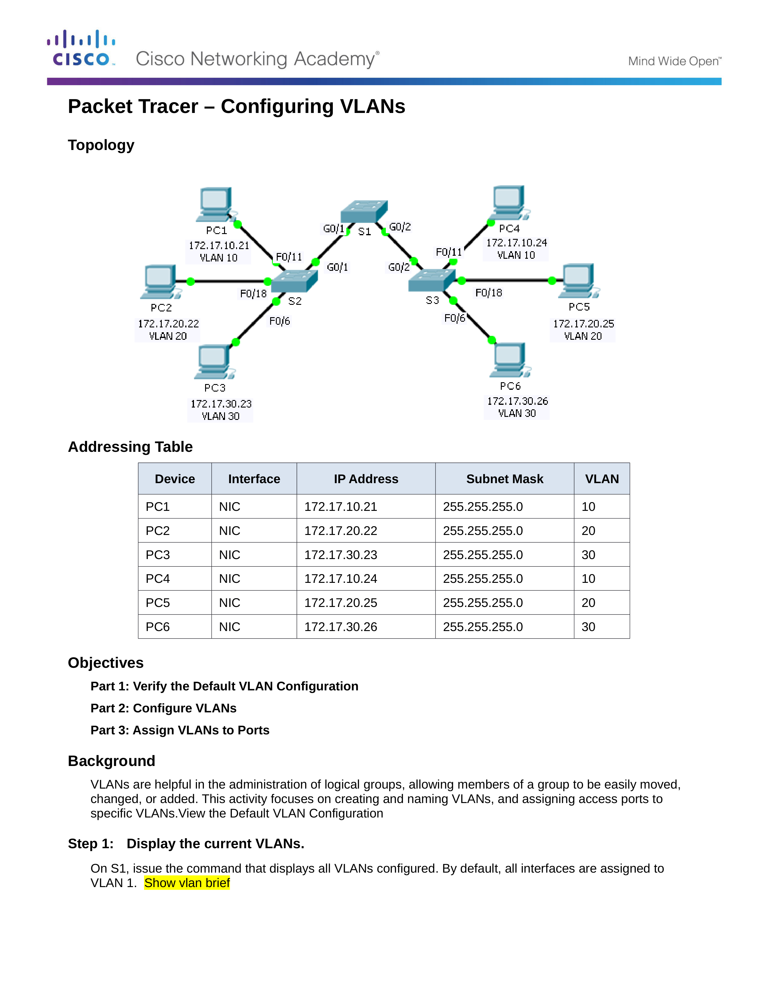 3.2.1.7 Packet Tracer - Configuring VLANs Instructions_dm45i77jy20_page1