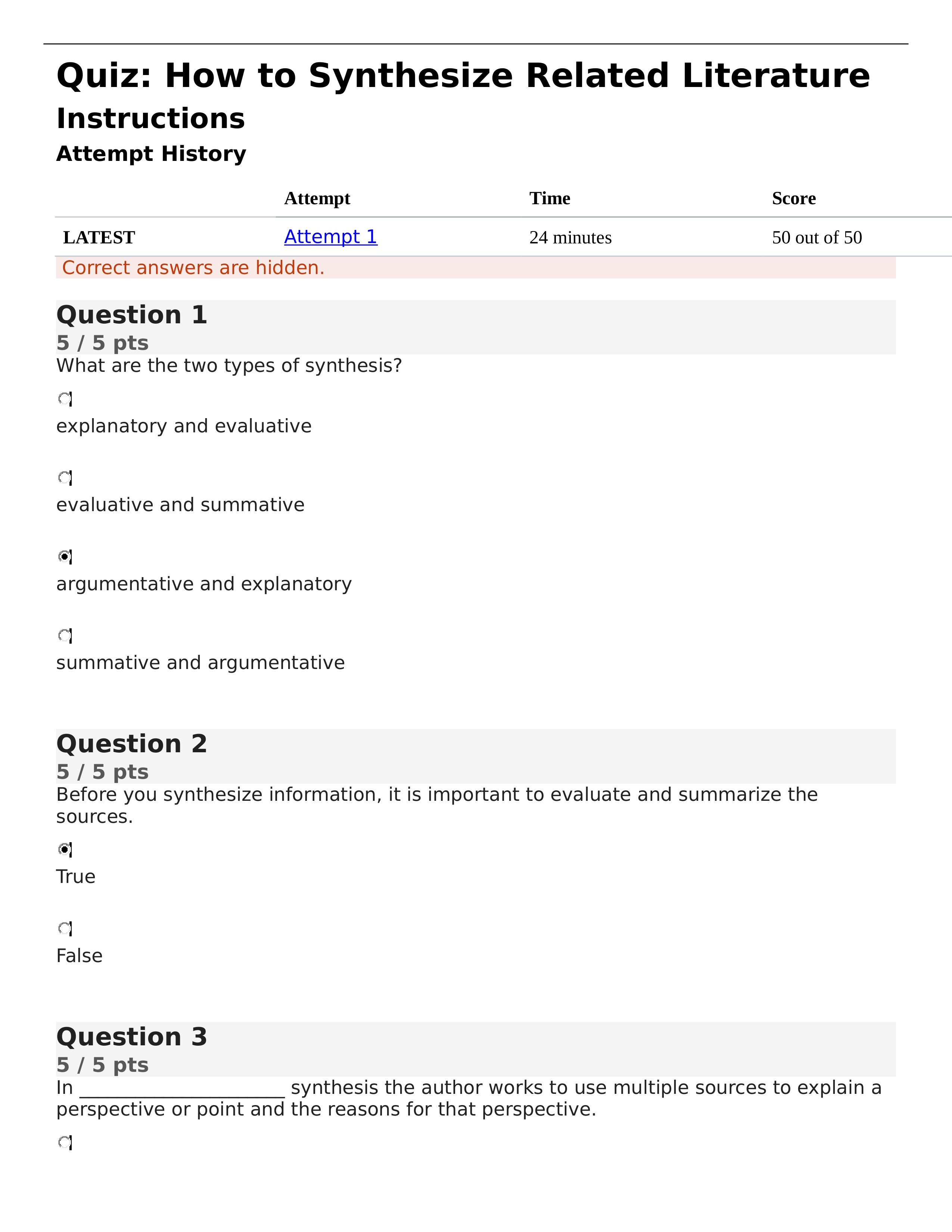 EDUC 850 quiz how to synthesize literature.docx_dm4n6xertil_page1