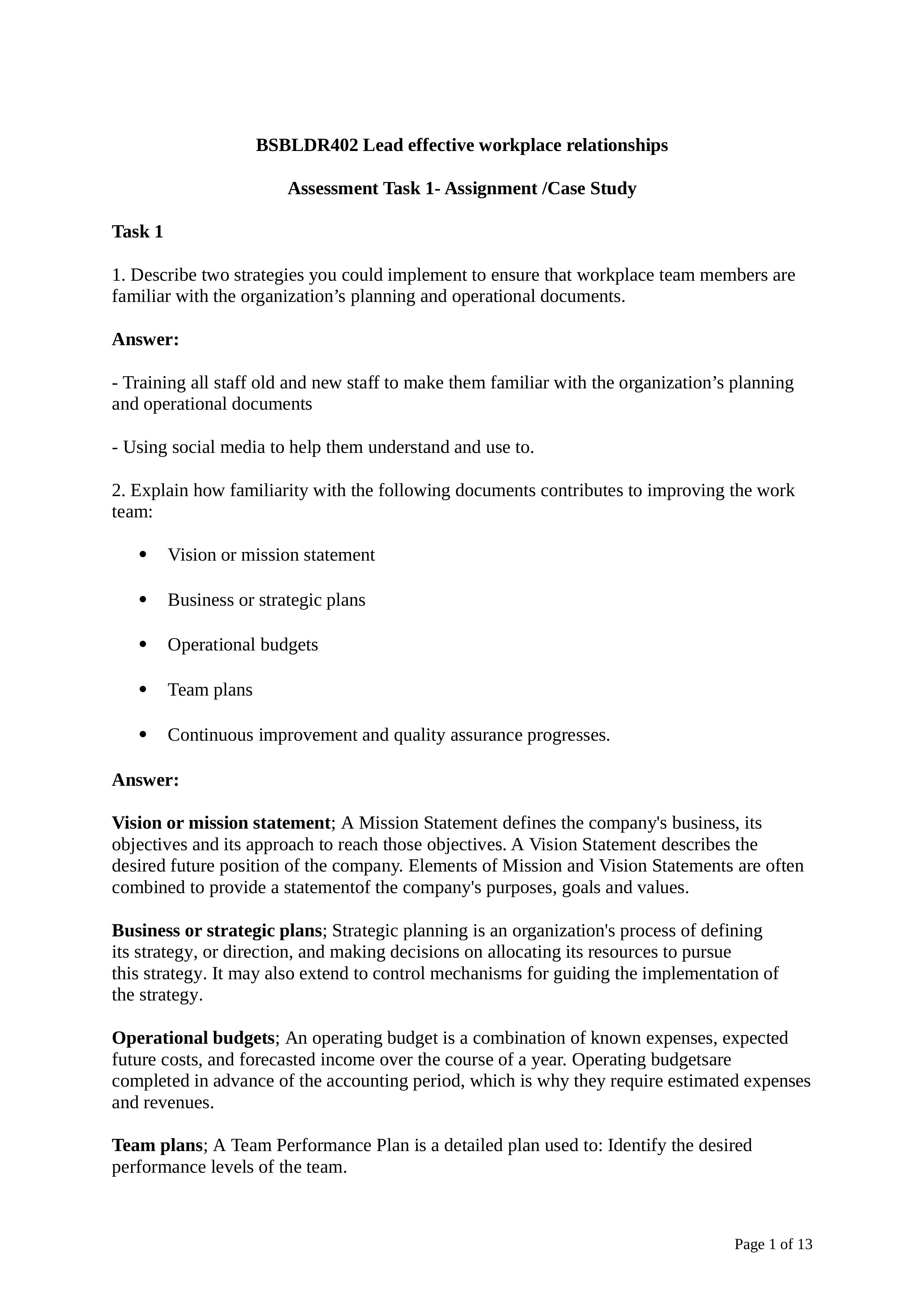 Assessment Task 1 - BSBLDR402 Lead effective workplace relationships.docx_dm5povn4nu7_page1