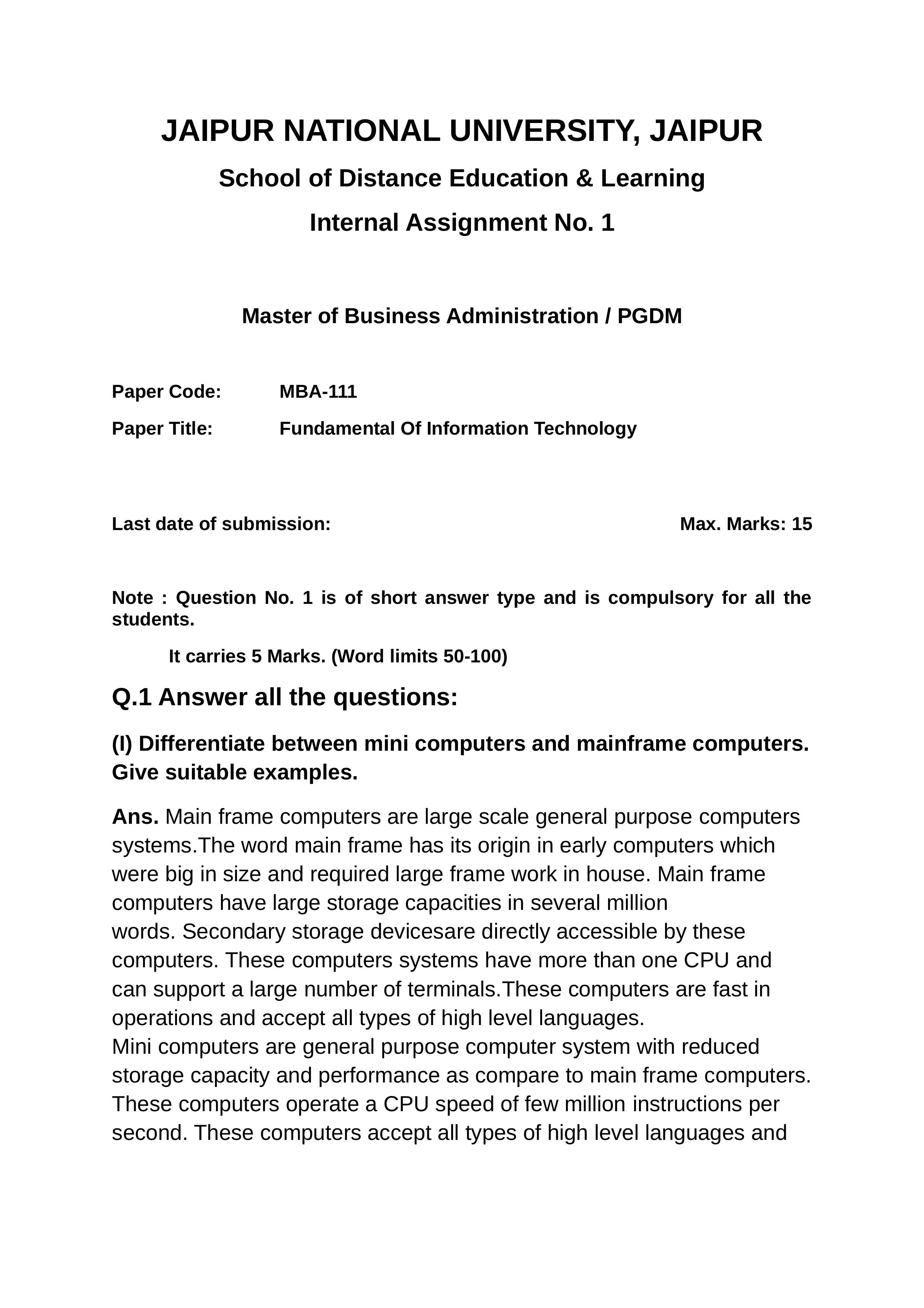 MBA-111 Fundamentals of Information Technology_dm6h9zn5cu2_page1