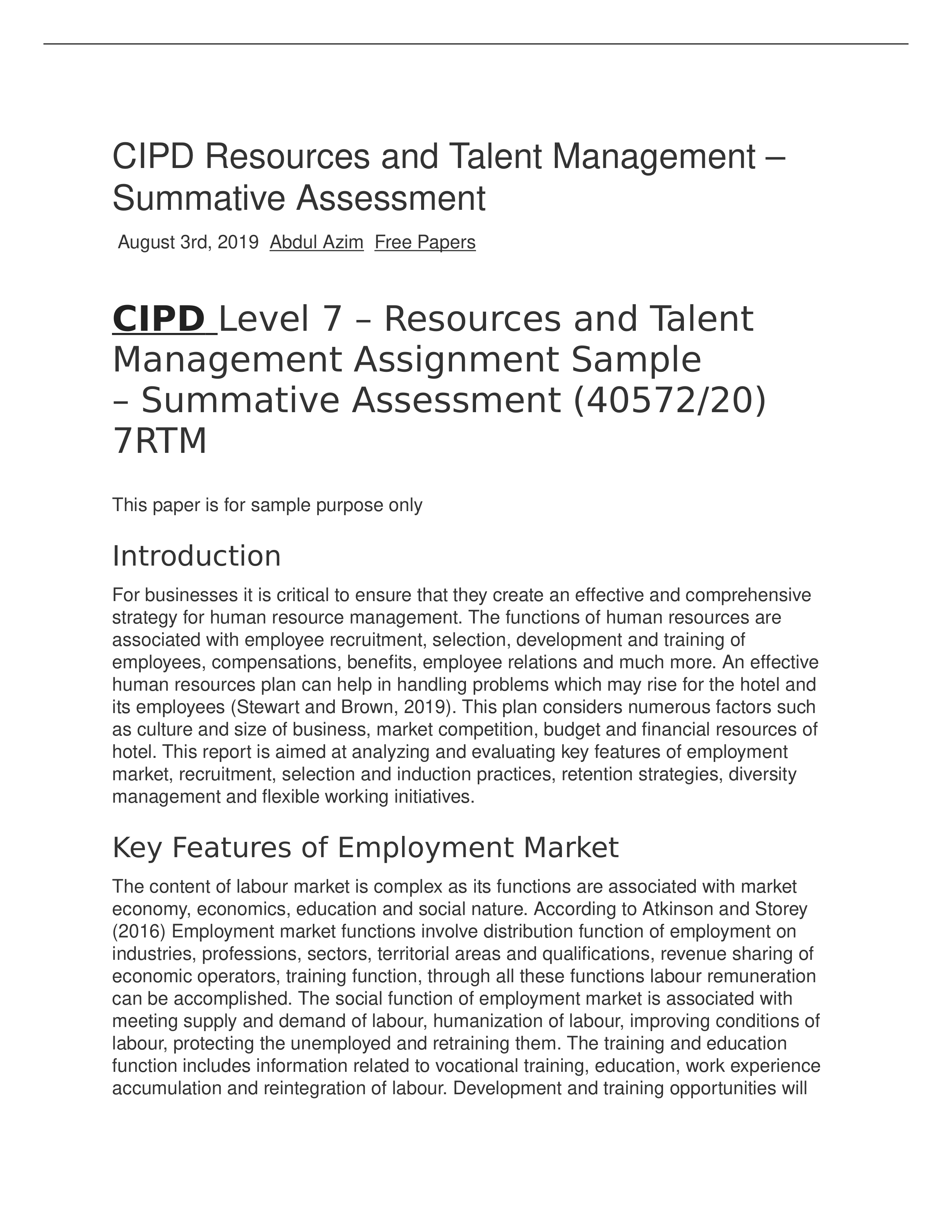 CIPD Resources and Talent Management - Summative Assessment.docx_dmbgkwm8k4o_page1