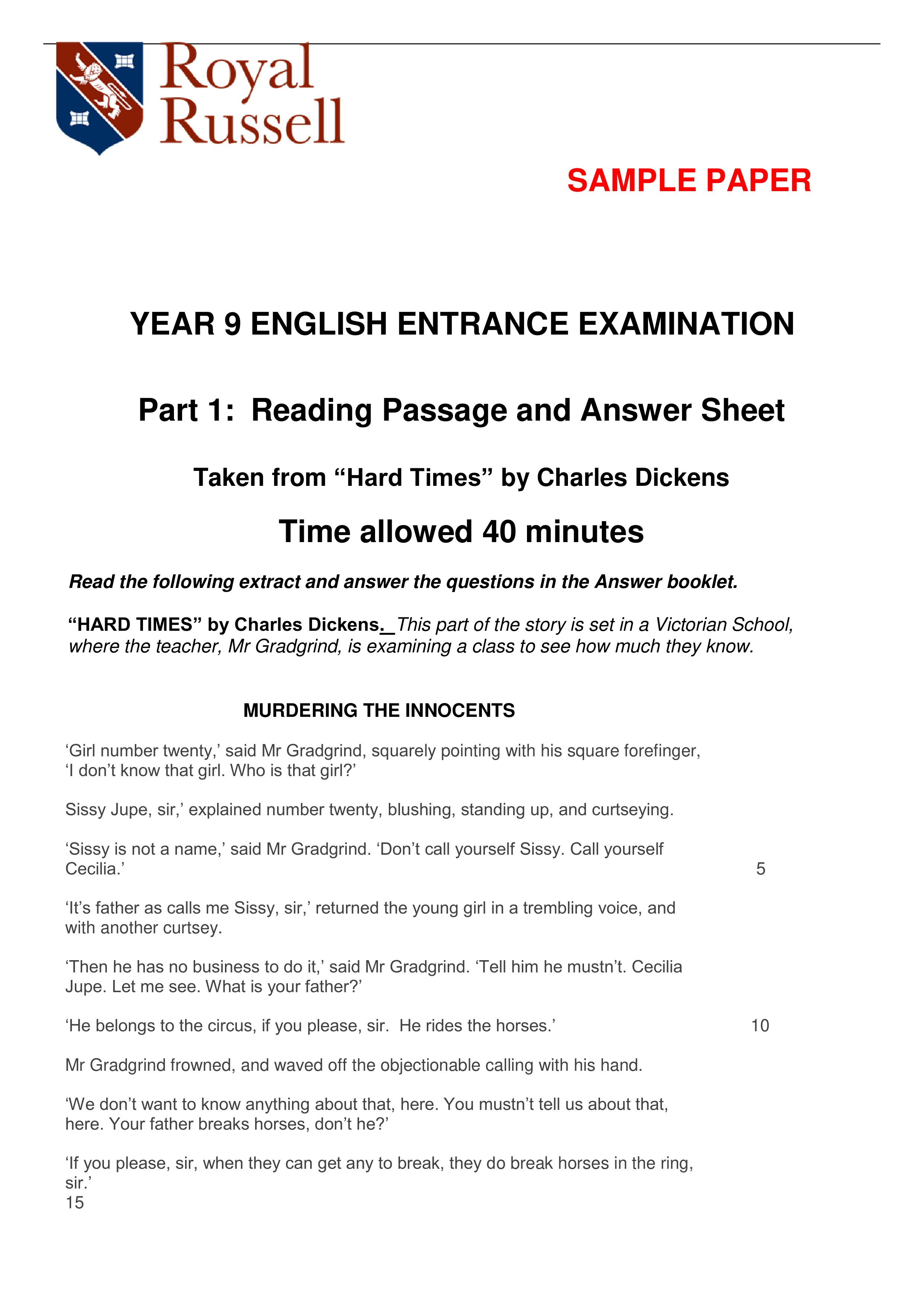 17-SAMPLE-Yr-9-English-Part-1-Reading-Comprehension-Gradgrind-Table-format.pdf_dmc365626j2_page1