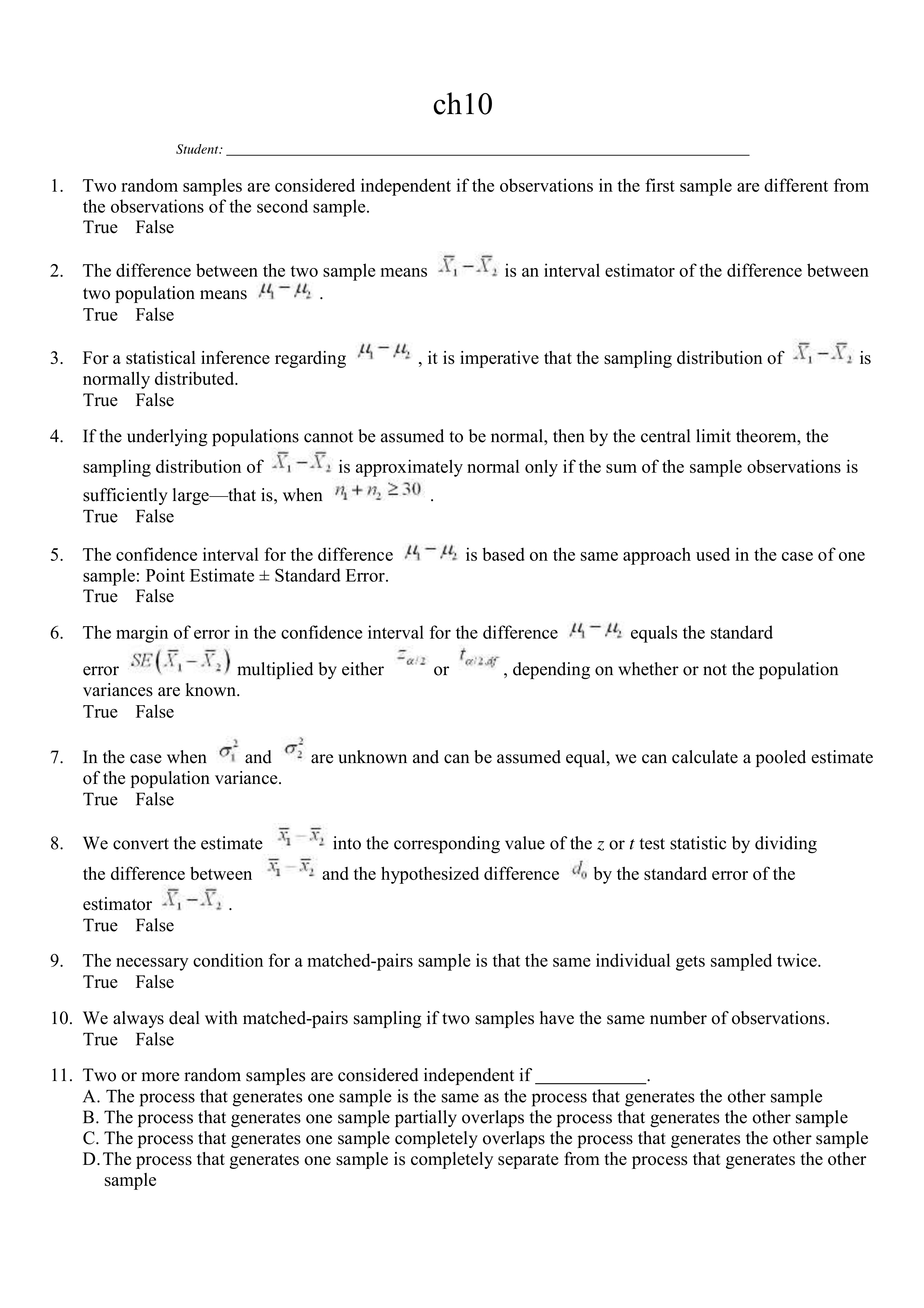 Analytical Methods for Business, Completed Text Exam, Chapter 10_dmgwmpntdvg_page1