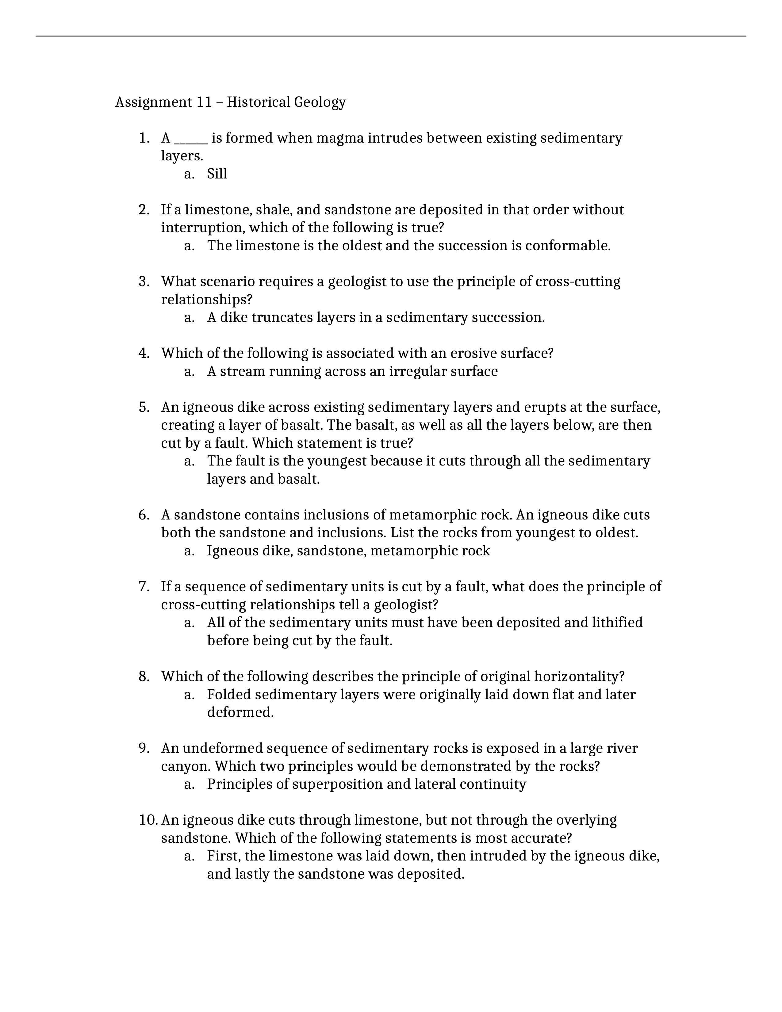 Assignment 11 - Geological History_dmheas505ep_page1