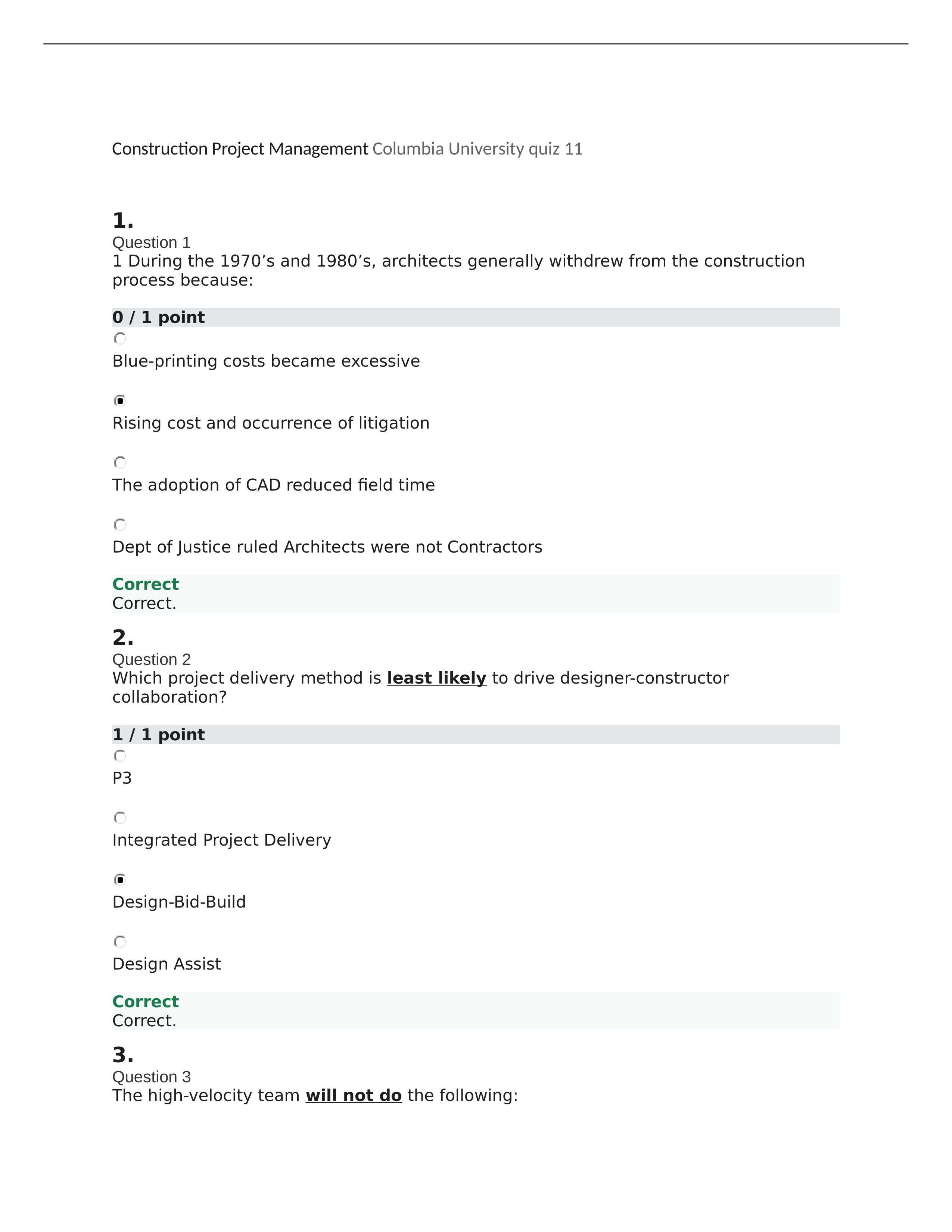 Construction Project Management Columbia University quiz 11.docx_dmja8w3zgq5_page1