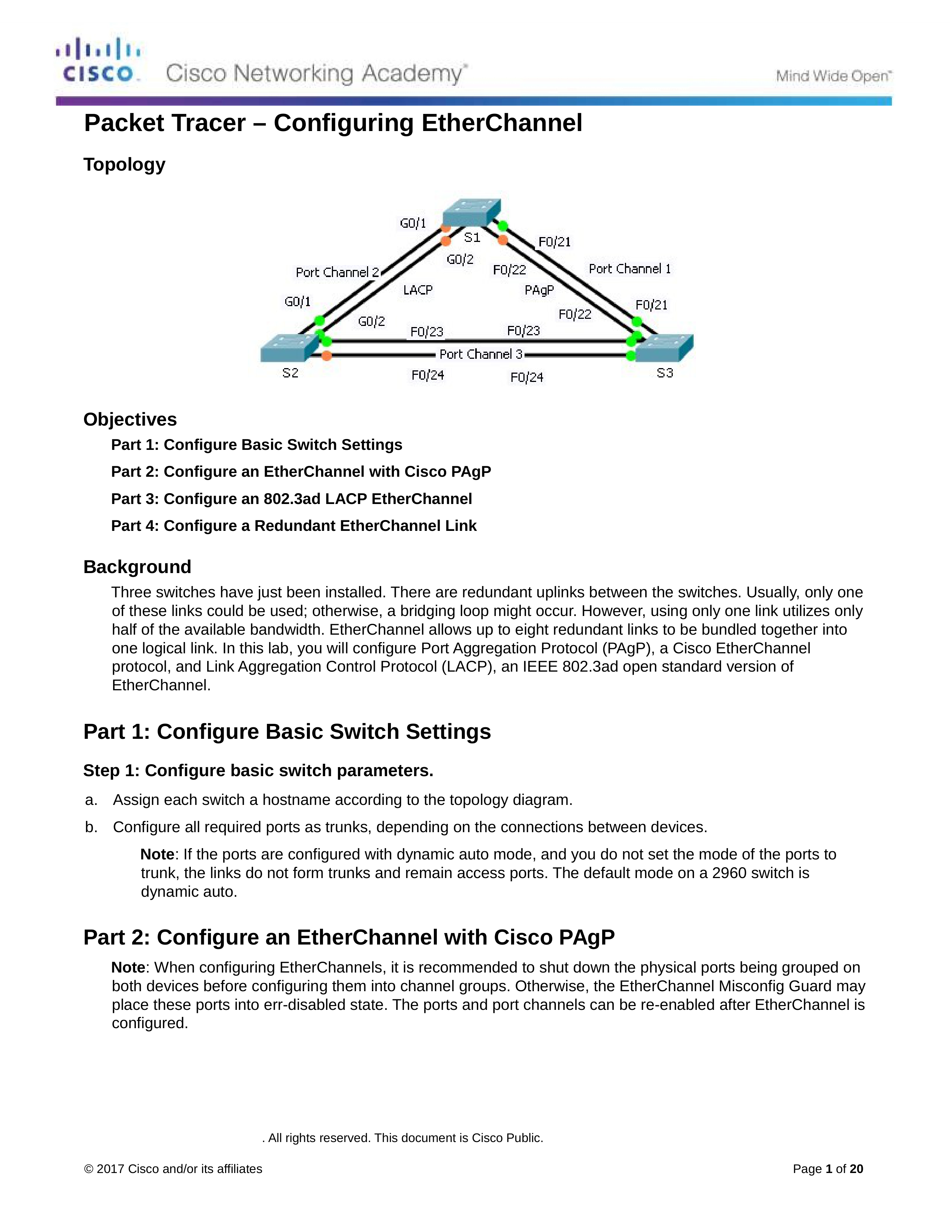 4.2.1.3 Packet Tracer - Configuring EtherChannel.docx_dmpwtcfk8vc_page1