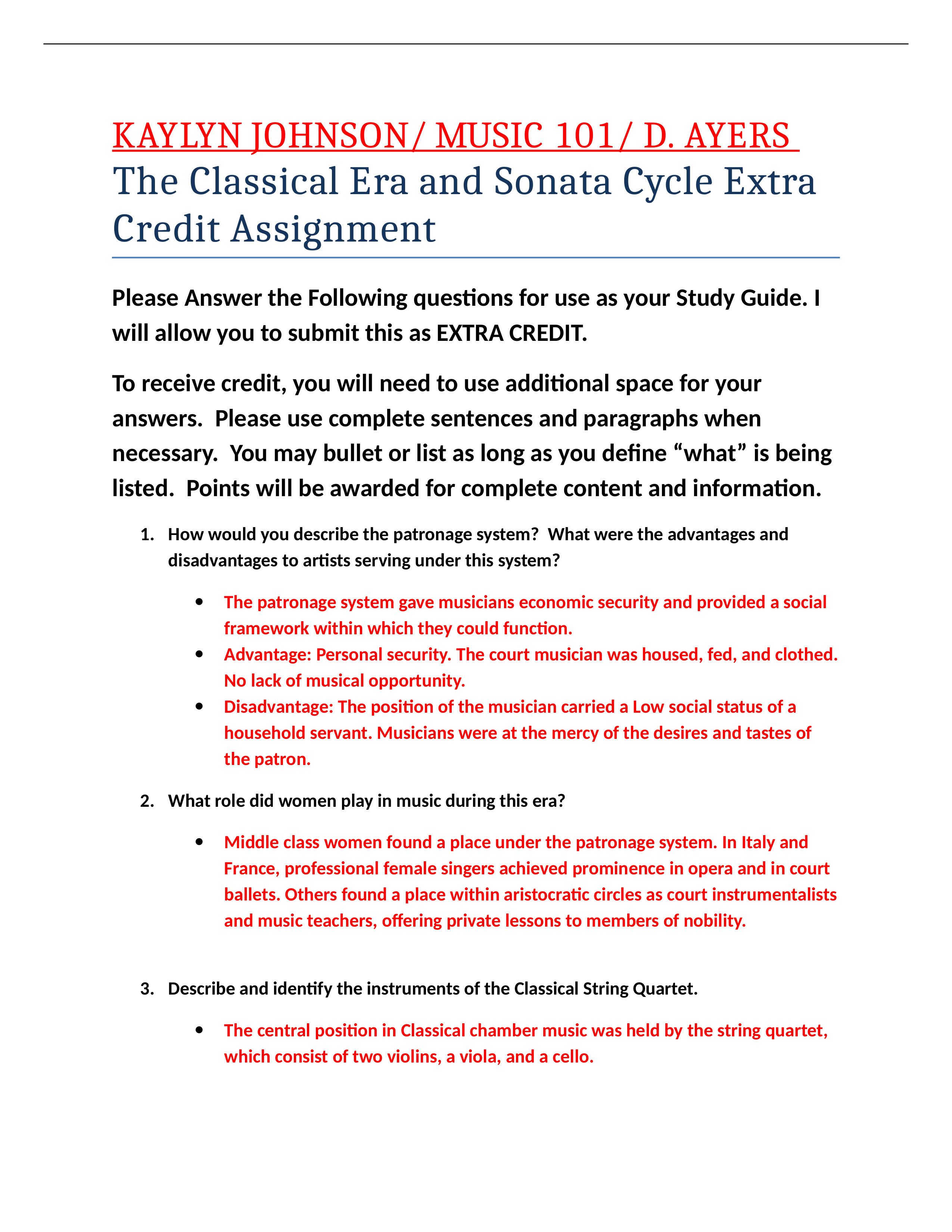 The Classical Era and Sonata Cycle Extra Credit Assignment.docx_dmtb1dwrcy7_page1