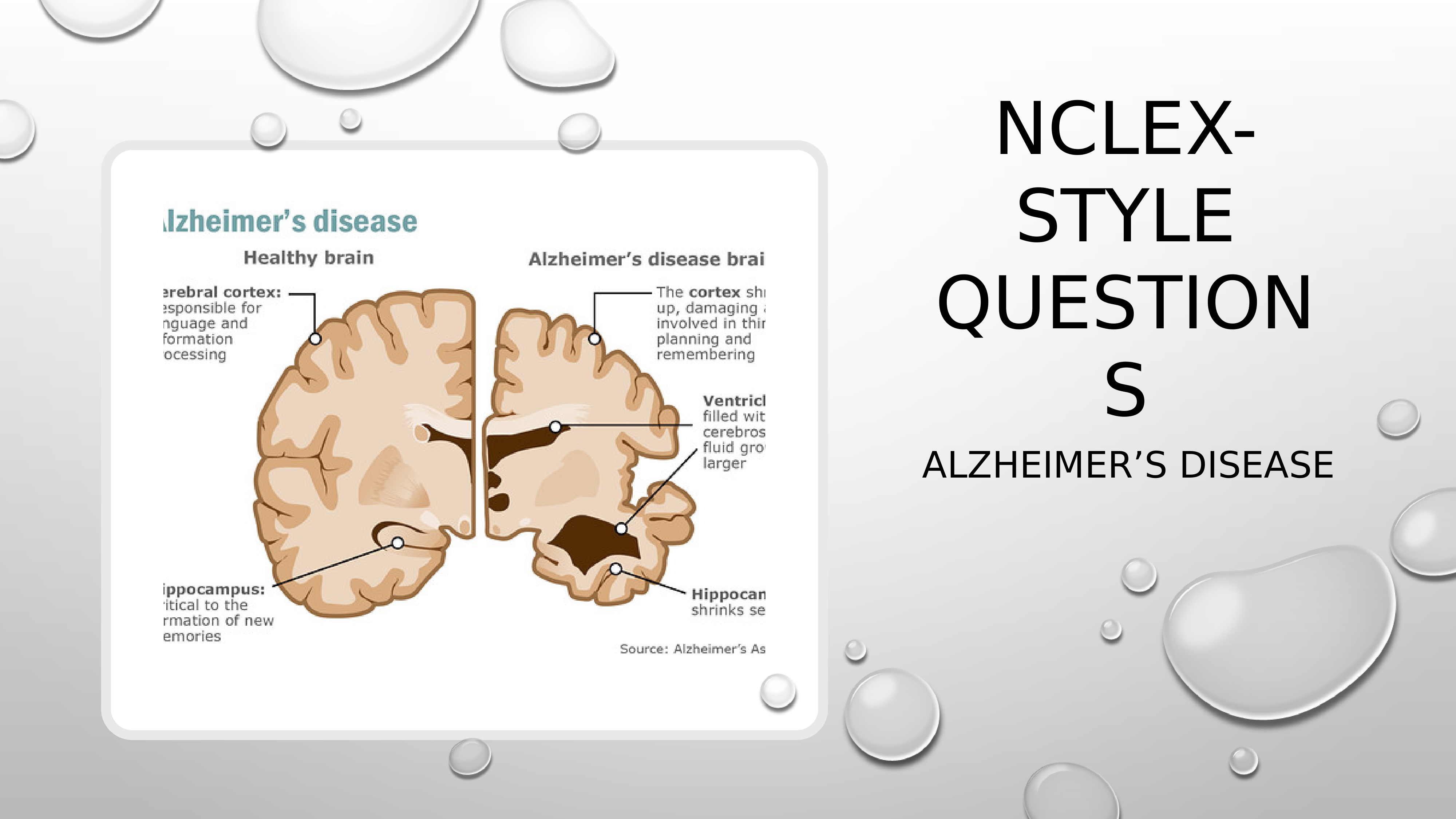 Alzheimers disease NCLEX questions for Practice.pptx_dmy3ycrg3gs_page1