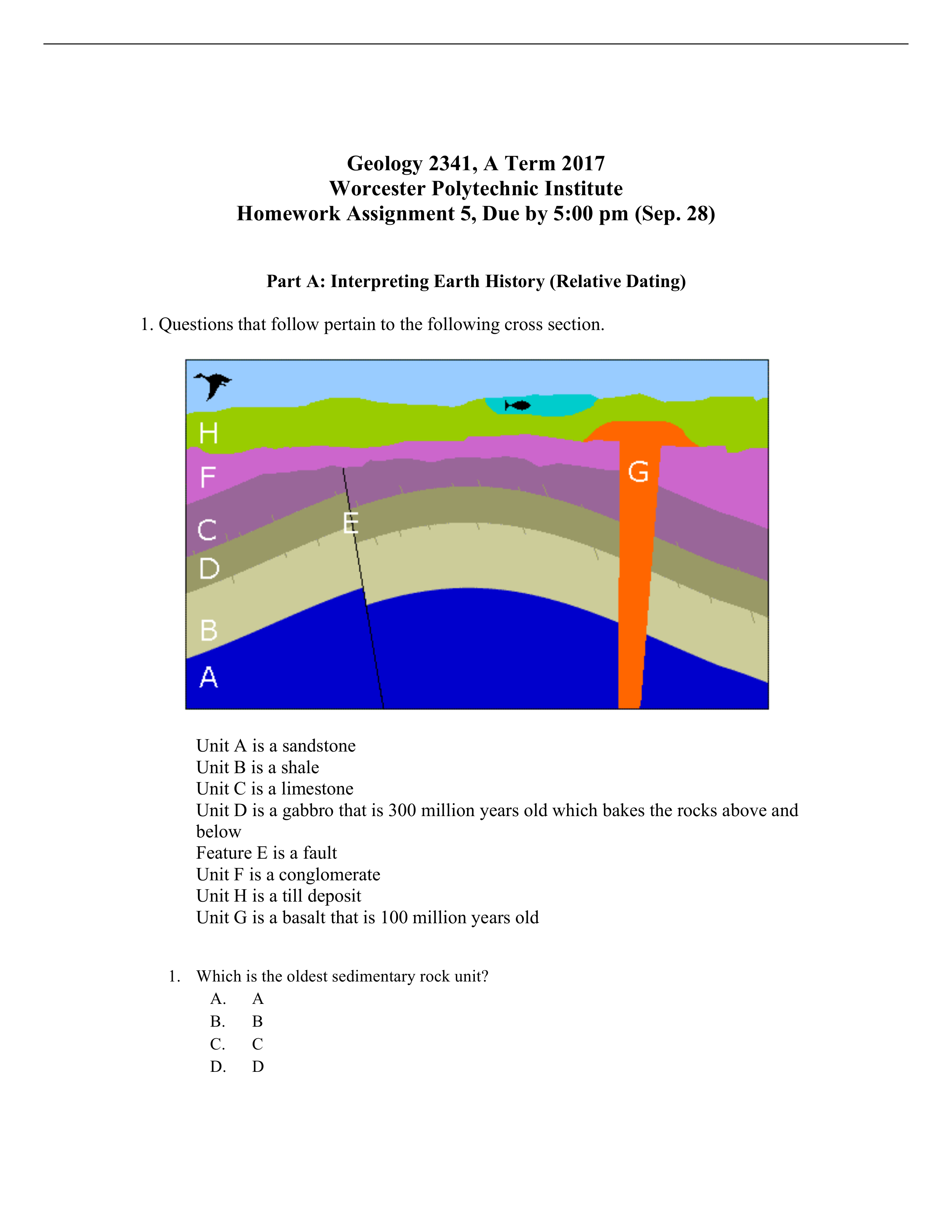 Geology 2341_2017_HW ASSIGNMENT5-Geological time.pdf_dn7sac6fgbq_page1