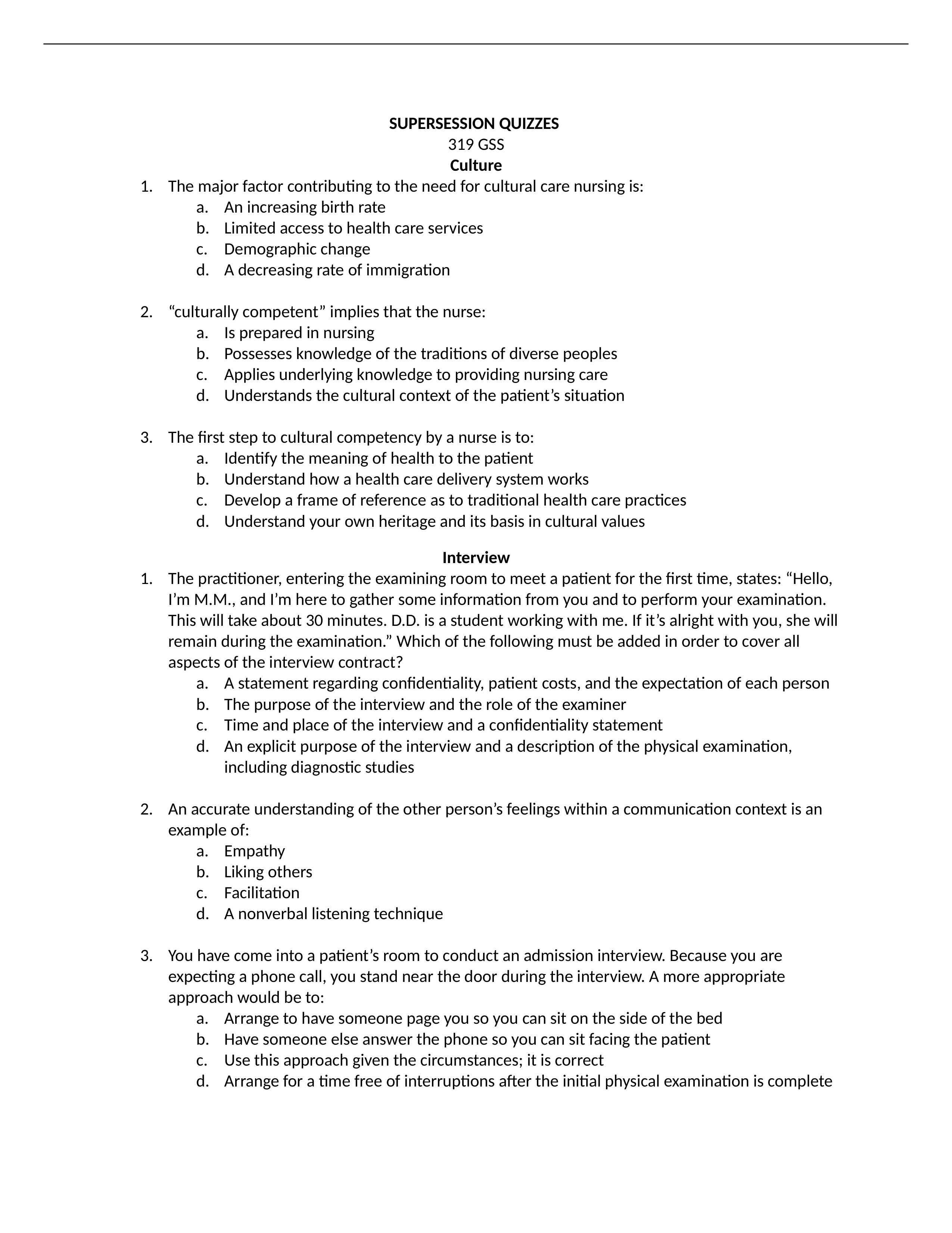 NURS 319 SUPERSESSION EXAM 1 QUIZZES.docx_dn7yptroibm_page1