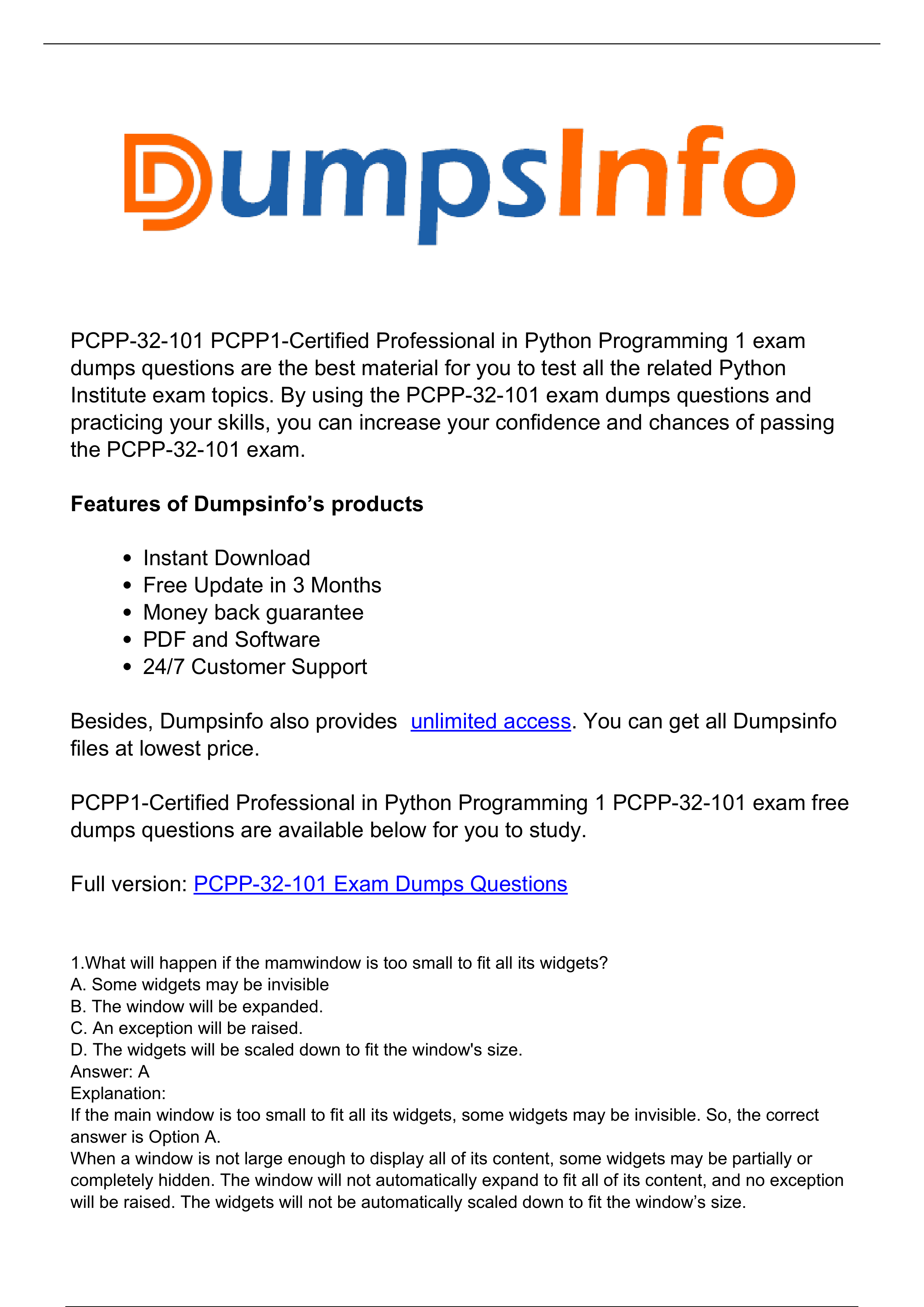 PCPP-32-101 PCPP1-Certified Professional in Python Programming 1 Dumps.pdf_dndh0elv8jz_page1