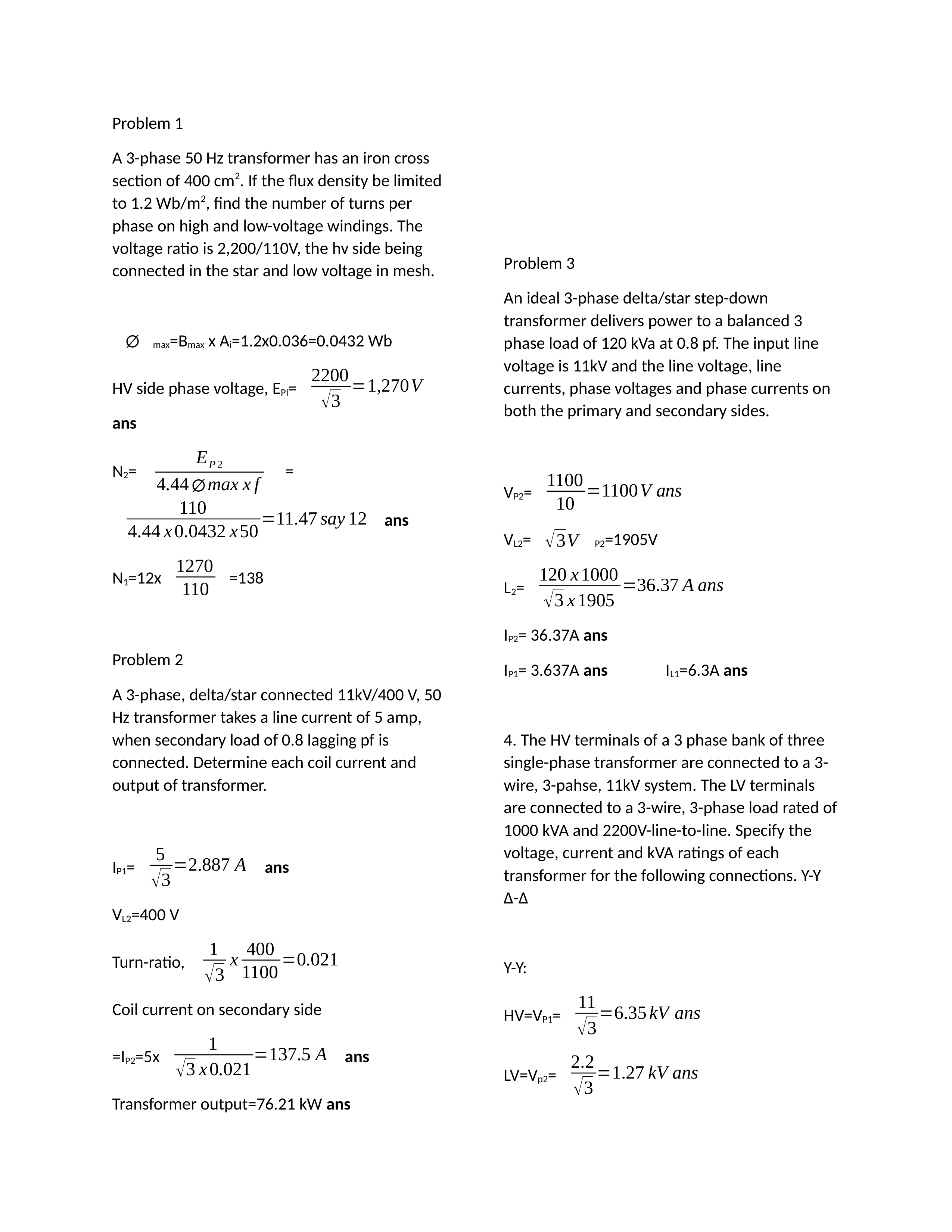 Transformer QUIZ SOLUTION.docx.docx_dnfcw816fhj_page1