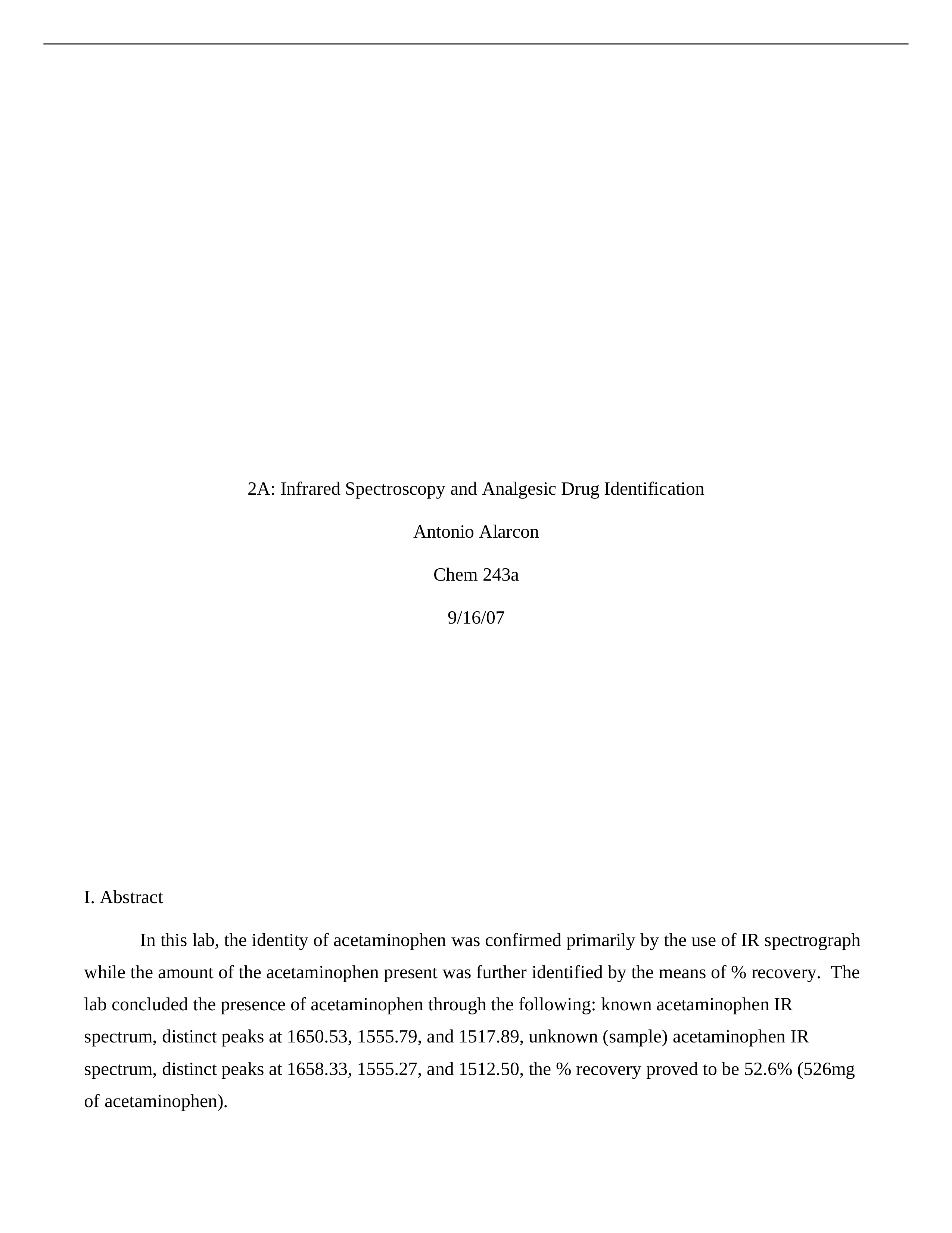 Chem 243a - Infrared Spectroscopy and Analgesic Drug Identification_dnhrtadclq8_page1