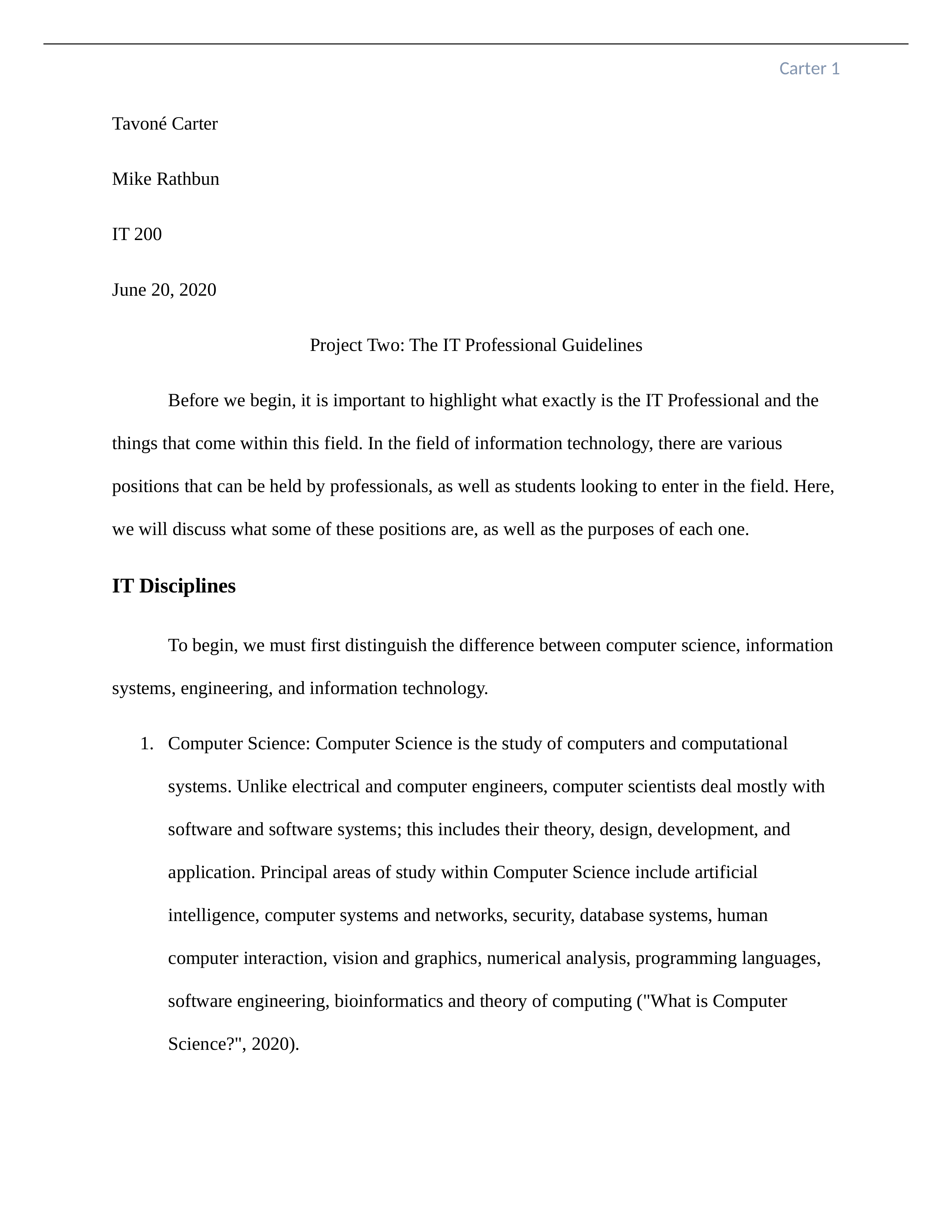 7-2 Project Two The IT Professional.docx_dnjibb2fot0_page1