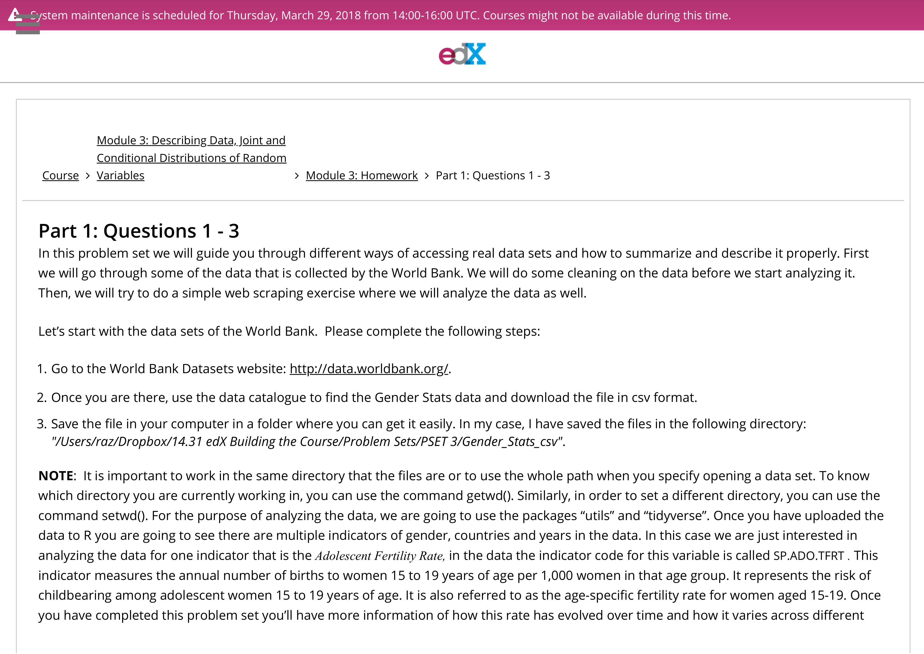 3 Part 1_ Questions 1 - 3 _ Module 3_ Homework _ 14.310x Courseware _ edX.pdf_dnkn3b2bq38_page1