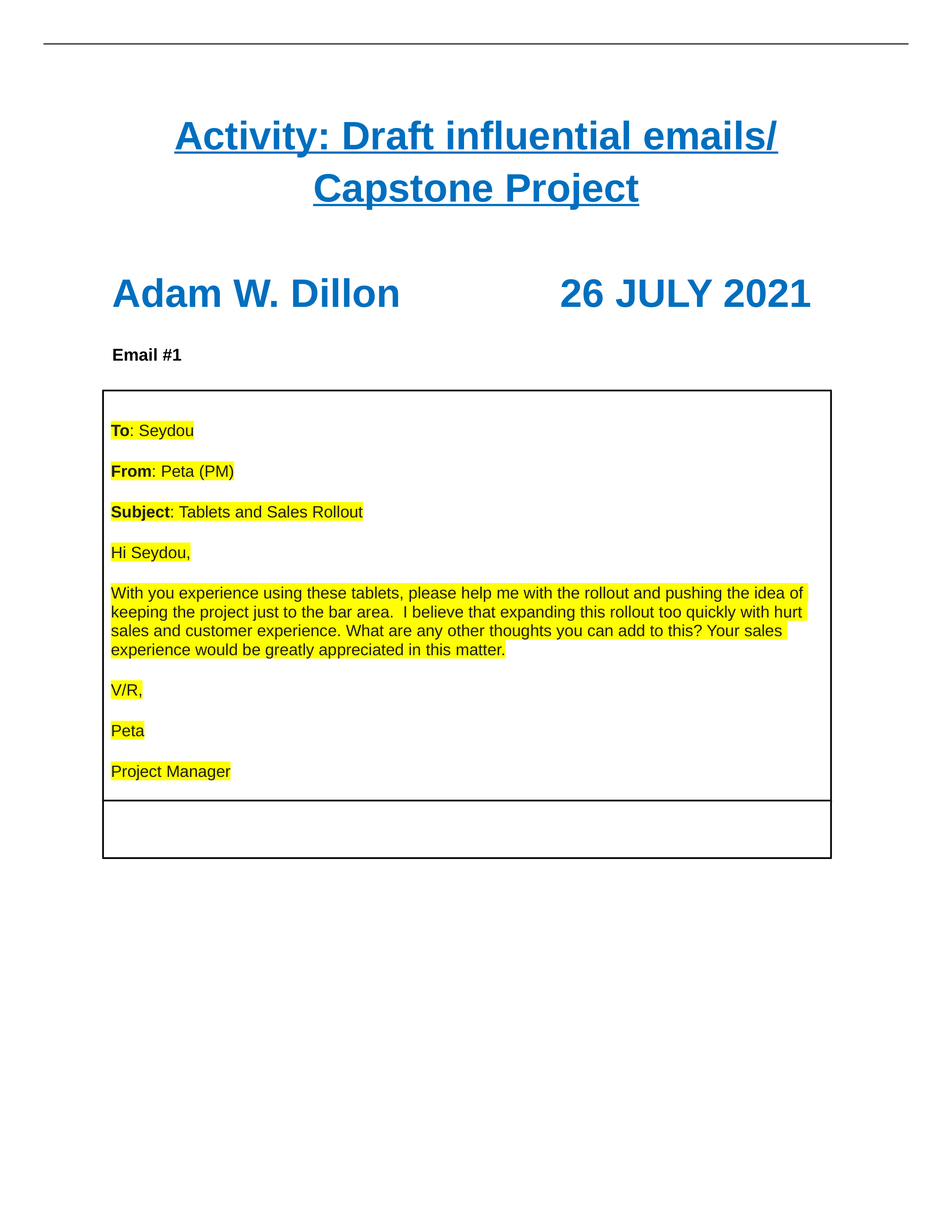 Activity Template_ Email Coalition AWDillon Capstone Project 1.docx_dnwca8t4kl5_page1