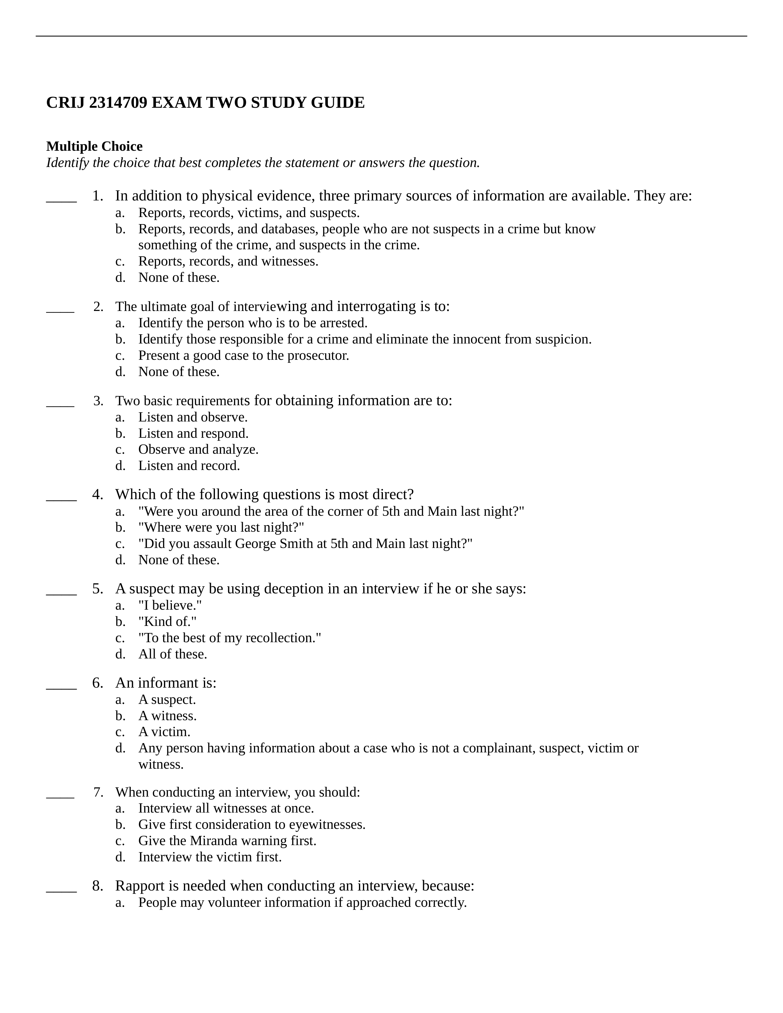 CRIJ 2314709 EXAM TWO STUDY GUIDE (1).doc_do3rsxhmxr5_page1