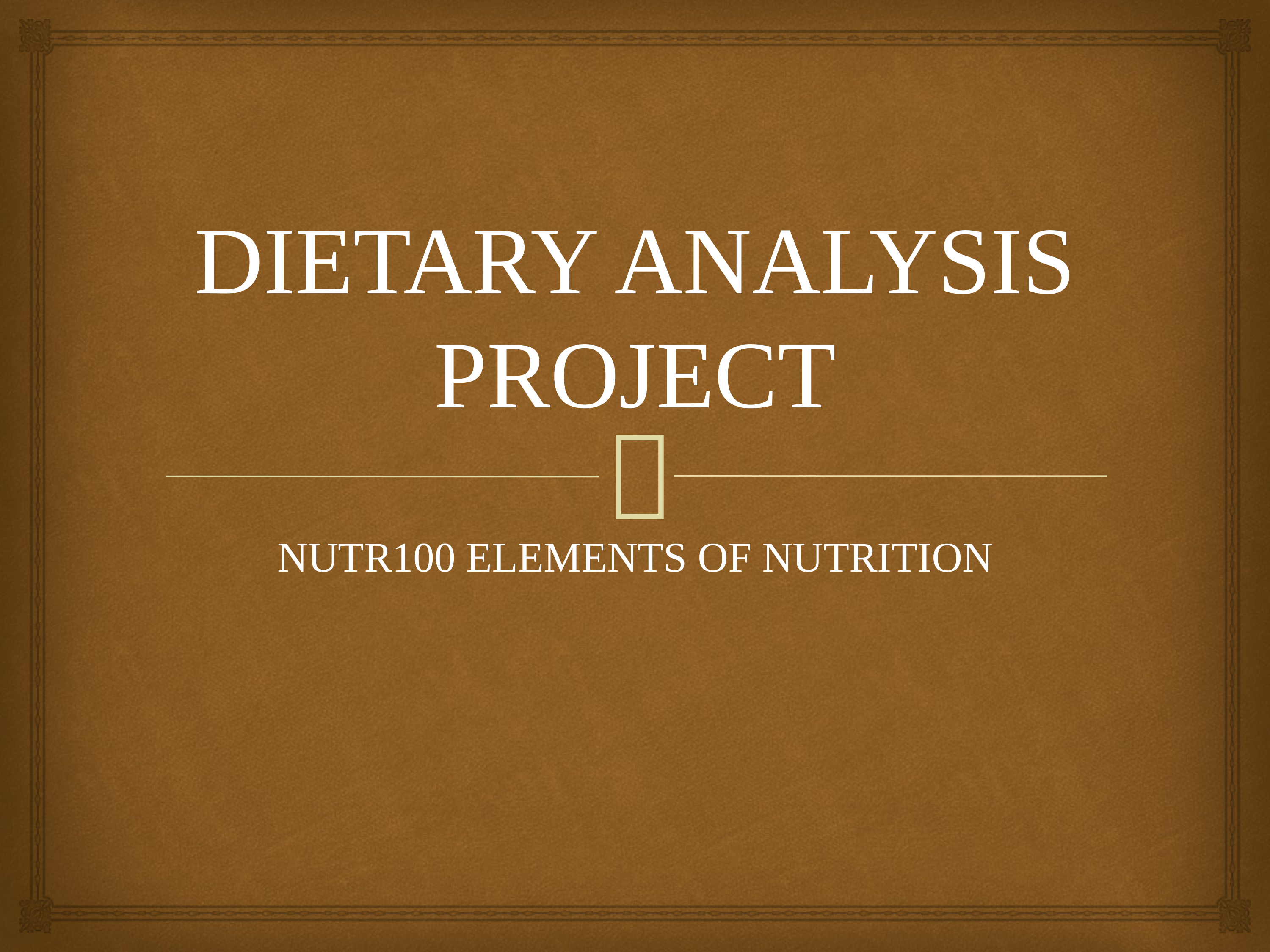 DIETARY ANALYSIS PROJECT CH_do40487x75o_page1