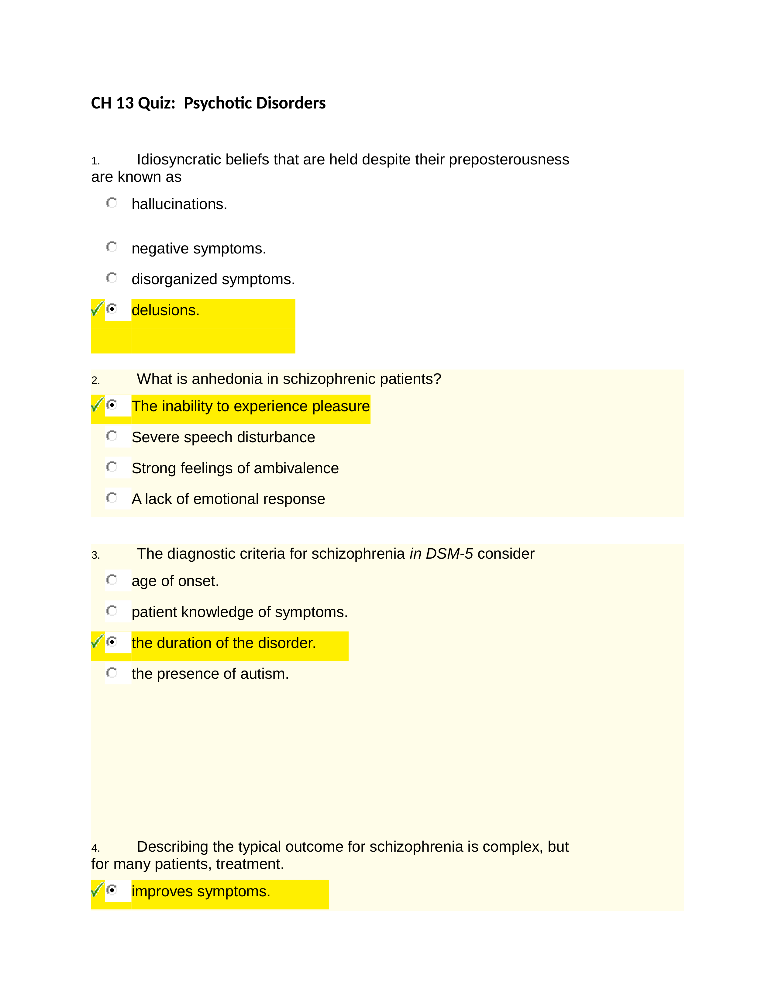 Ch 13 Quiz Answers - Psychotic Disorders_do84uaqls0b_page1