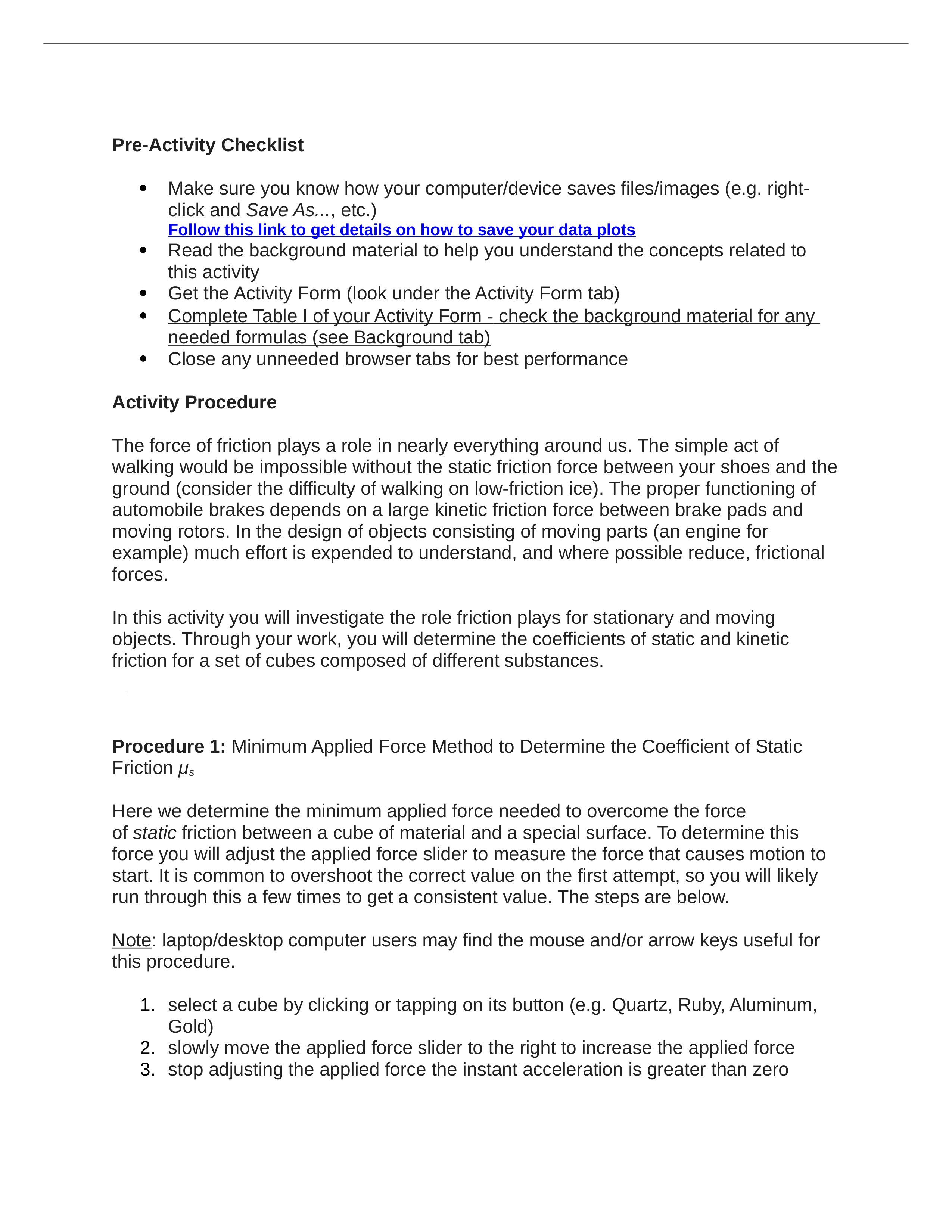 NSCI 101 Lab notes Procedures Pre Activity Checklist.docx_dowxzfsm9pq_page1