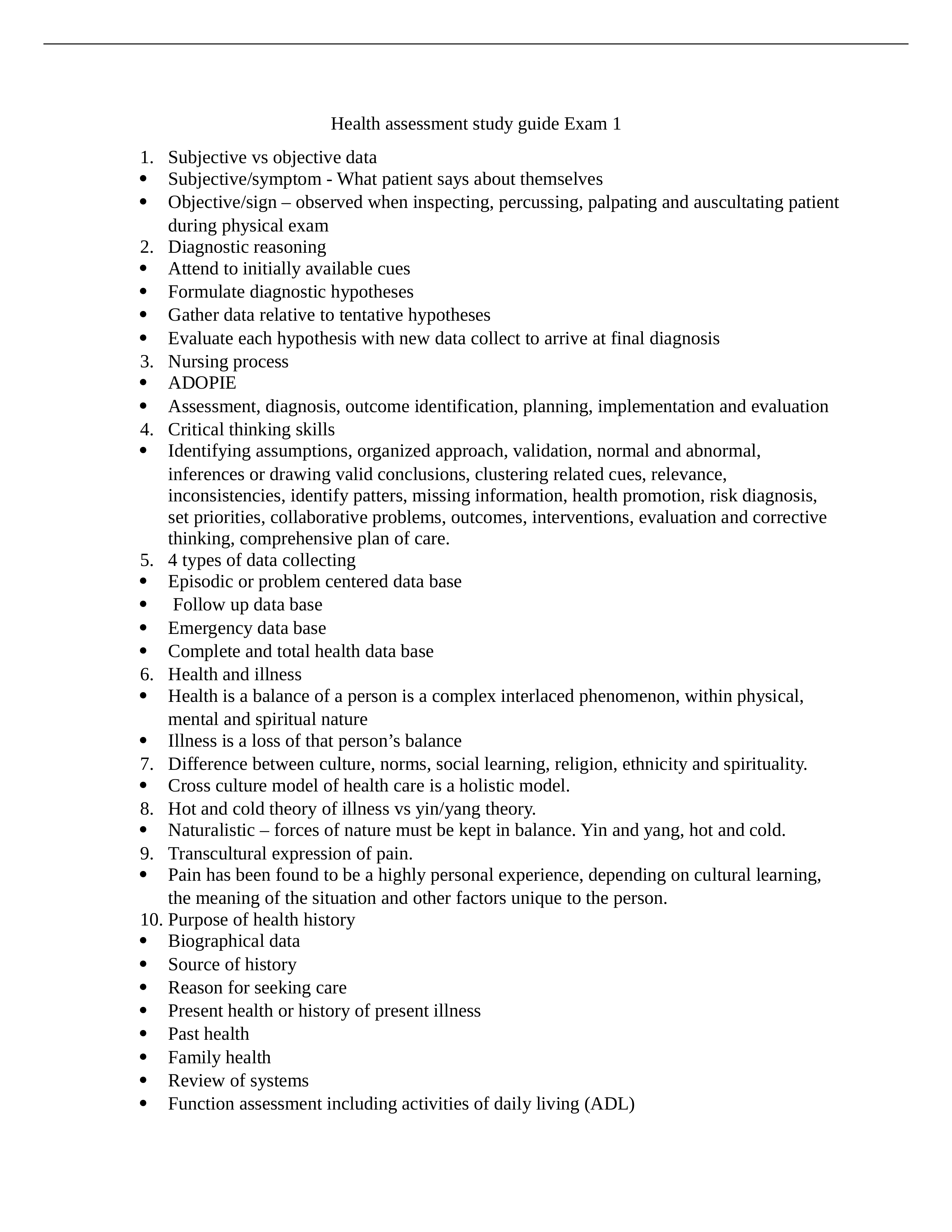 Health assessment study guide Exam 1.docx_dp3mgu6uyk2_page1