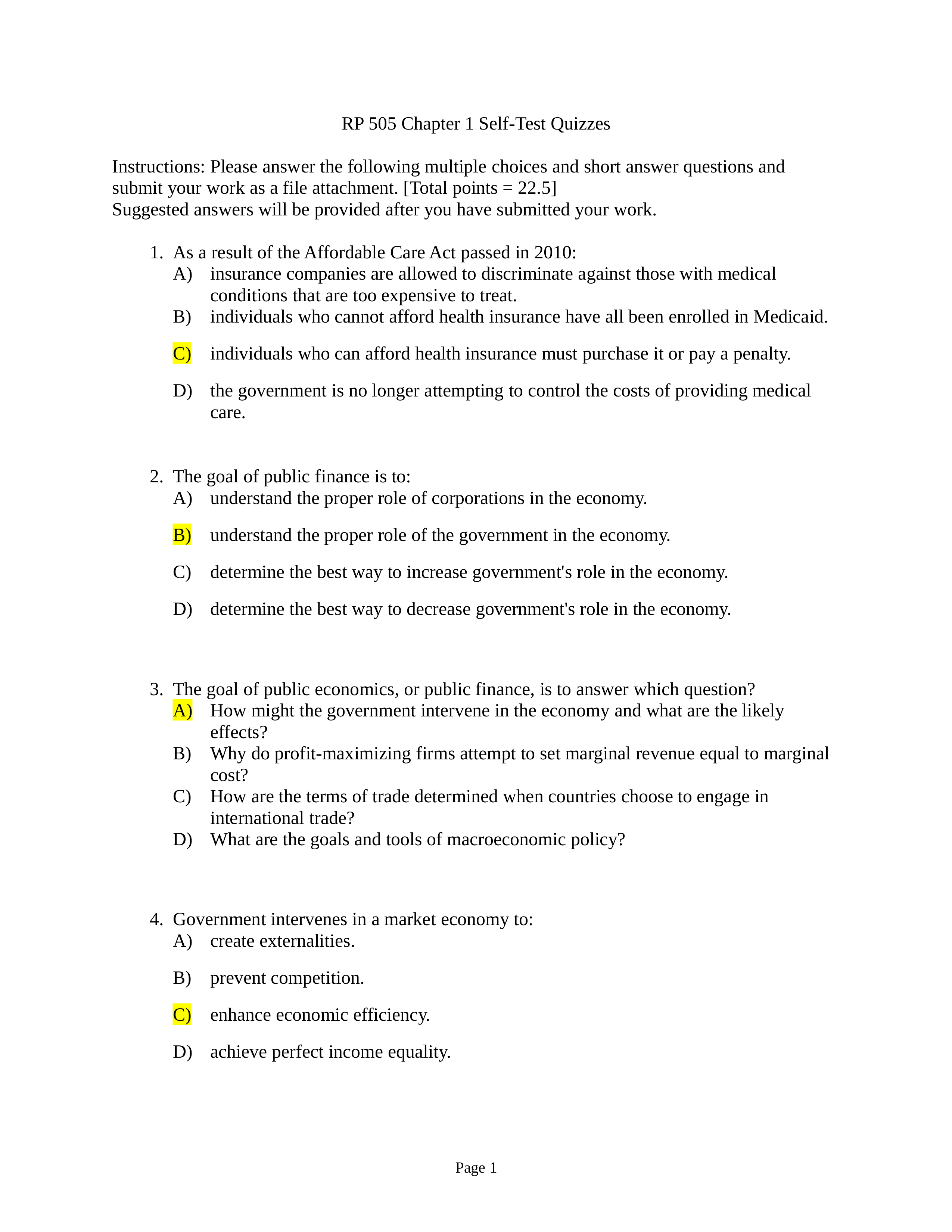 Chapter 01- Self-Test Quizzes RP 505_dpiwubyc1eg_page1