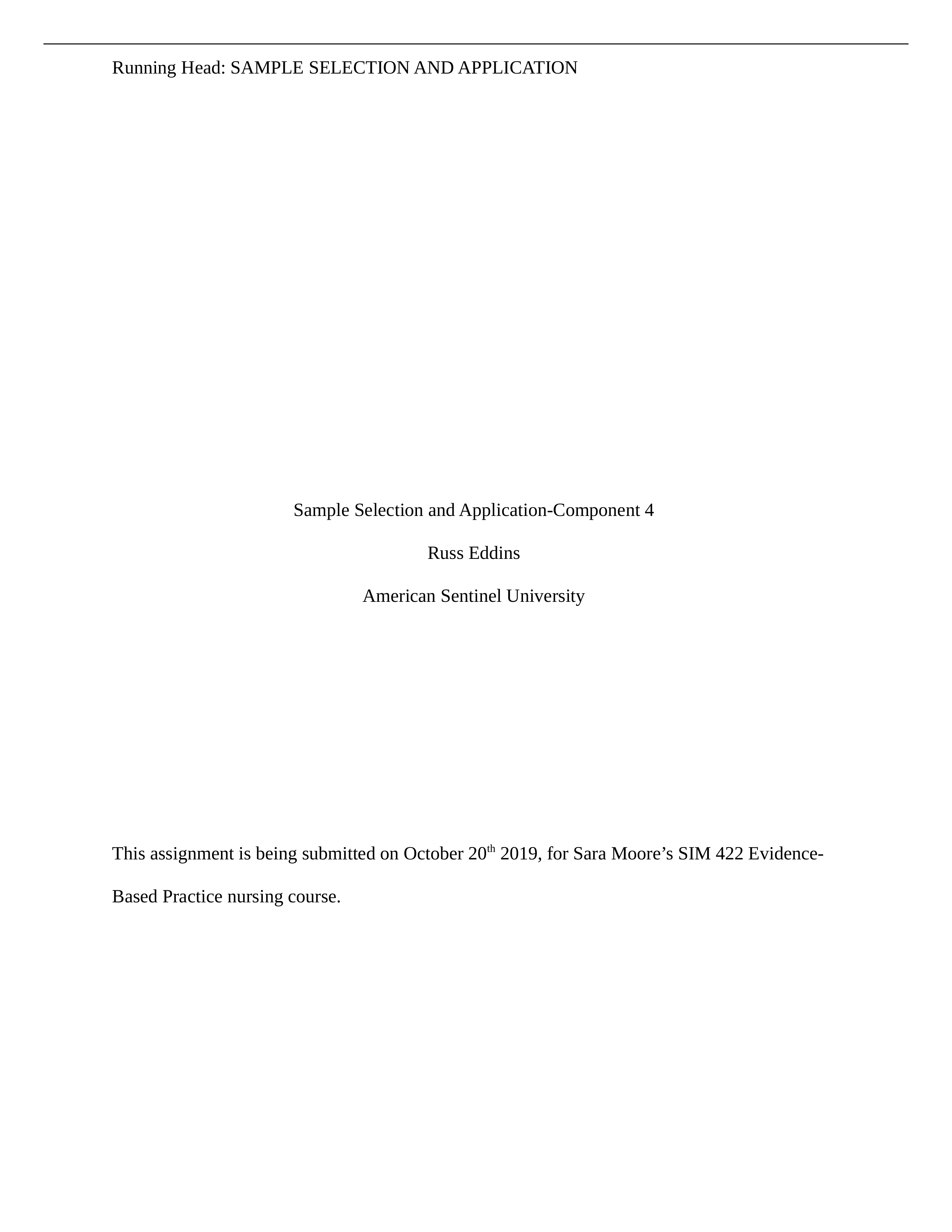 SIM 422 Component 4 Sample Selection and Application.docx_dq416mn9xep_page1