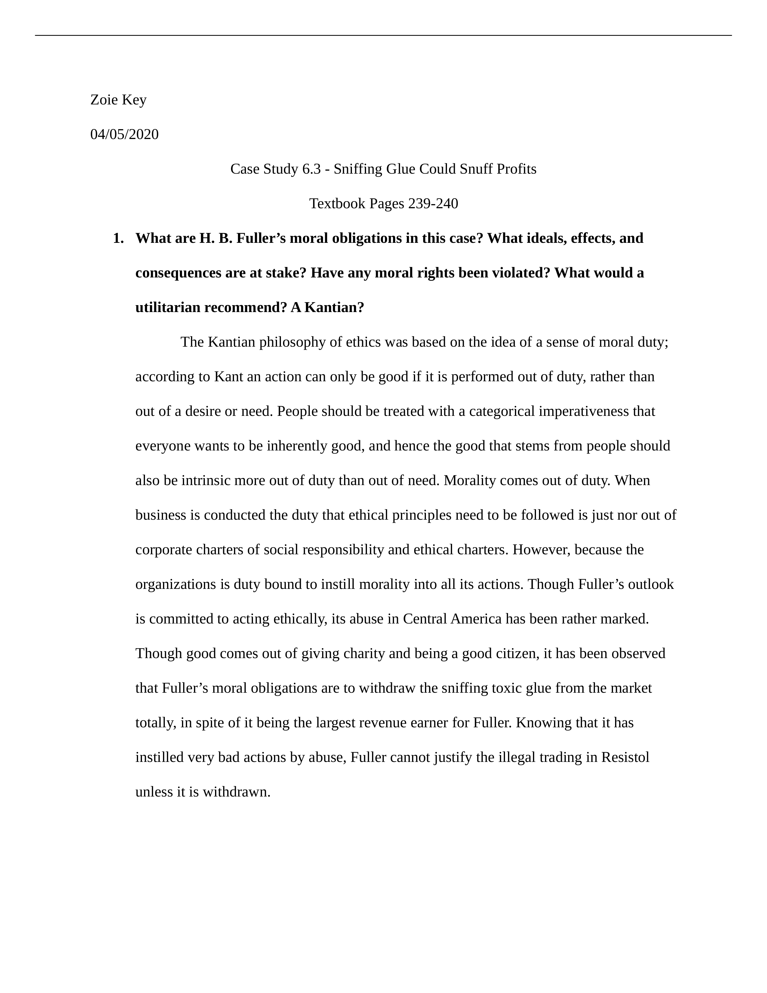 Case Study 6.3 - Sniffing Glue Could Snuff Profits 1.docx_dq9uijbnwhg_page1