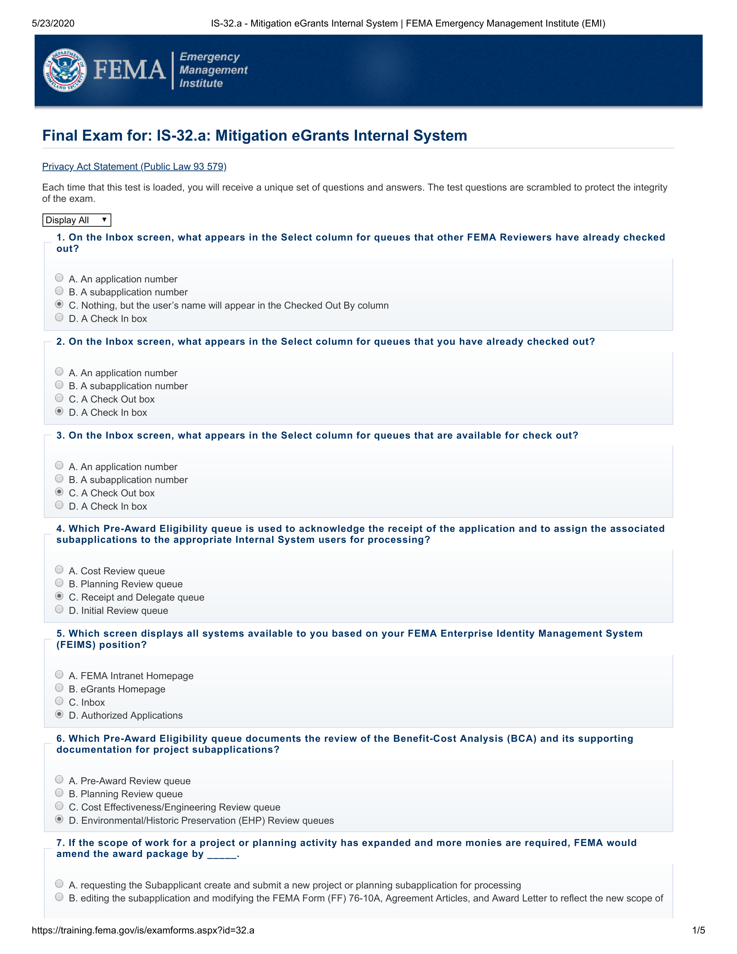 IS-32.a - Mitigation eGrants Internal System _ FEMA Emergency Management Institute (EMI).pdf_dq9yfmegbuj_page1