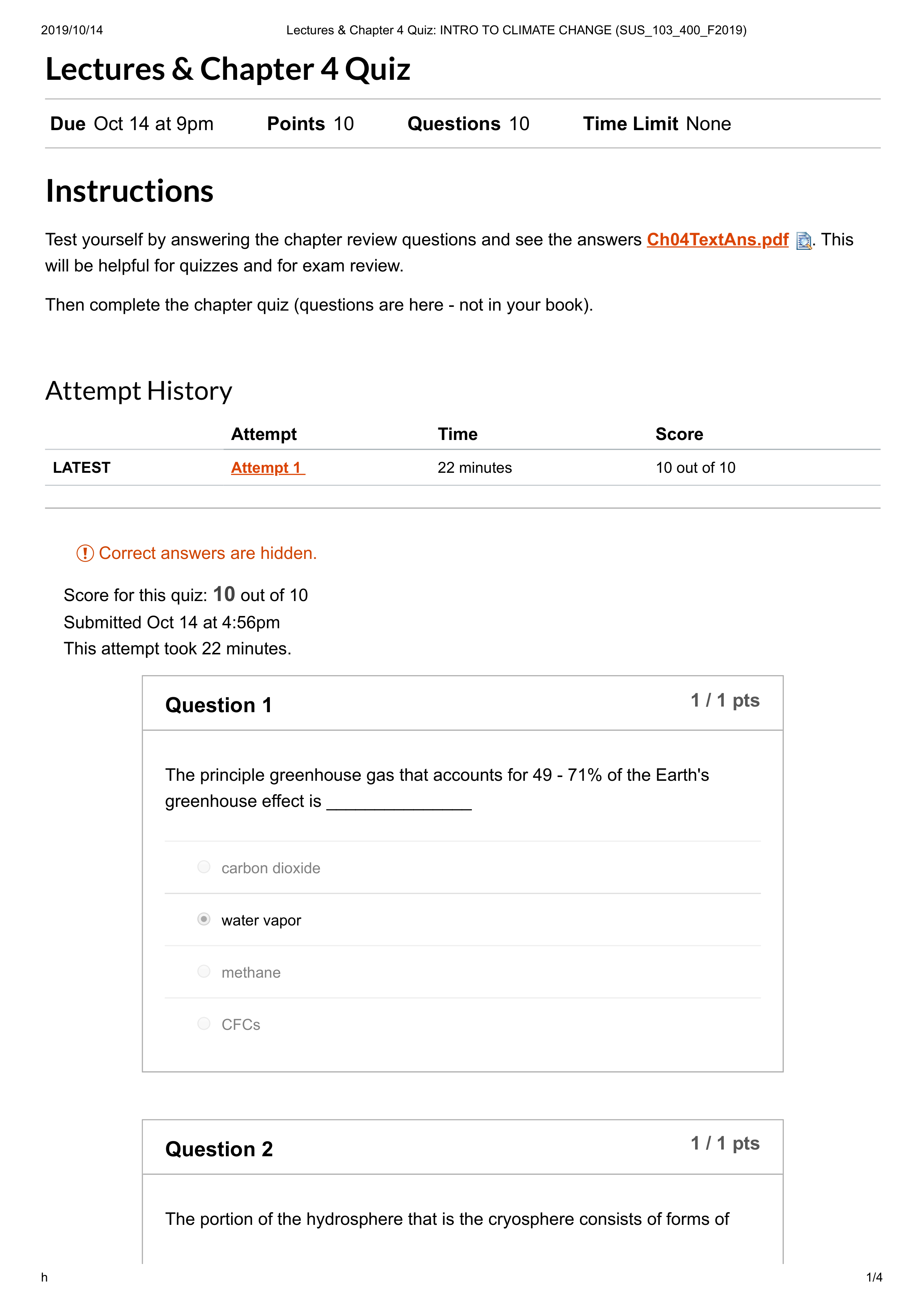 Lectures & Chapter 4 Quiz_ INTRO TO CLIMATE CHANGE (SUS_103_400_F2019)(1).pdf_dqhj1pcjjzv_page1