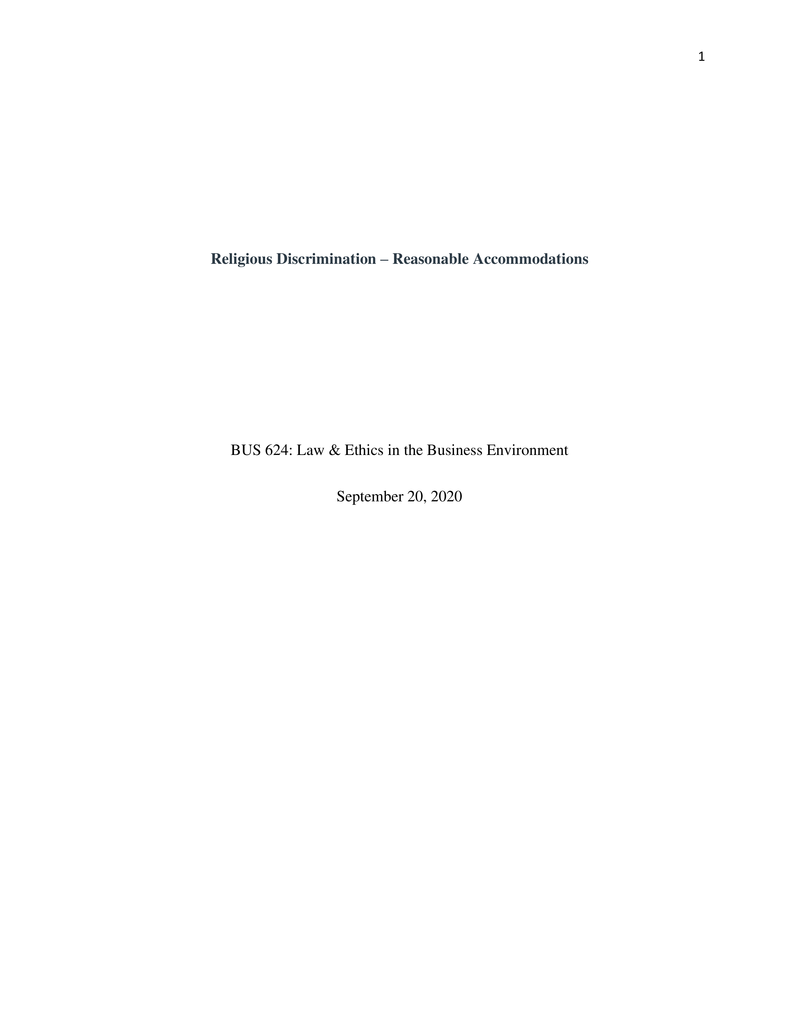 BUS 624- Religious Discrimination-Reasonable Accommodations.pdf_dqm8b13q0e4_page1