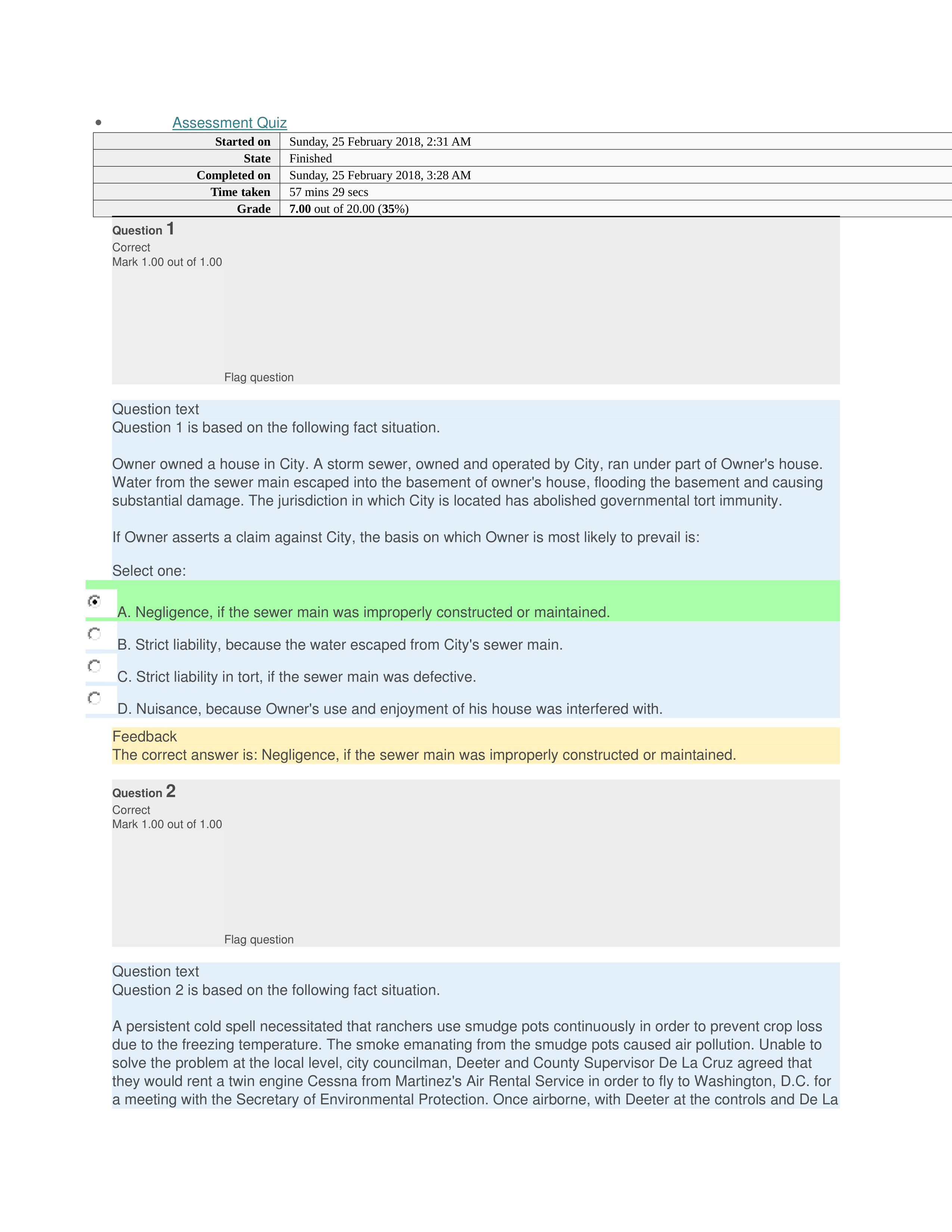 course torts 612 - assignment # 15 - Assessment Quiz.doc_dqp5koppjw0_page1