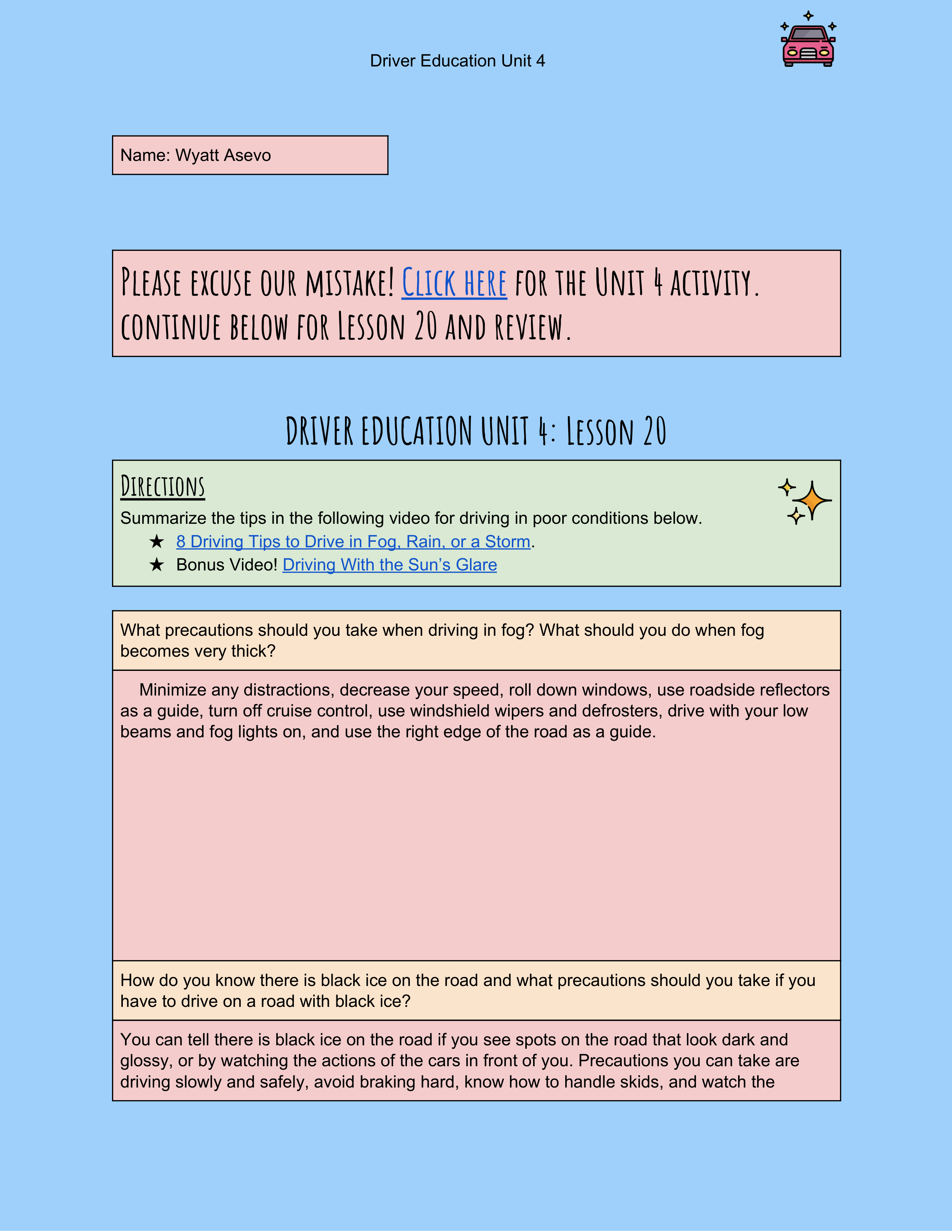 Driver Education Unit 4 Lesson 20, Review & Activity .pdf_dqqt8funjd9_page1