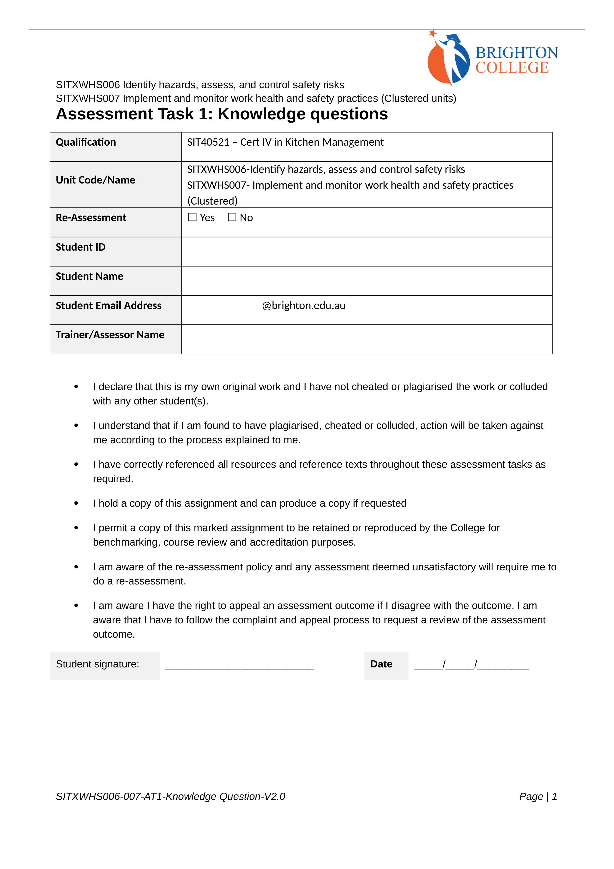 SITXWHS006-007 [InsertName_ID] AT1 Knowledge Questions.docx_dqvoqh23vf4_page1