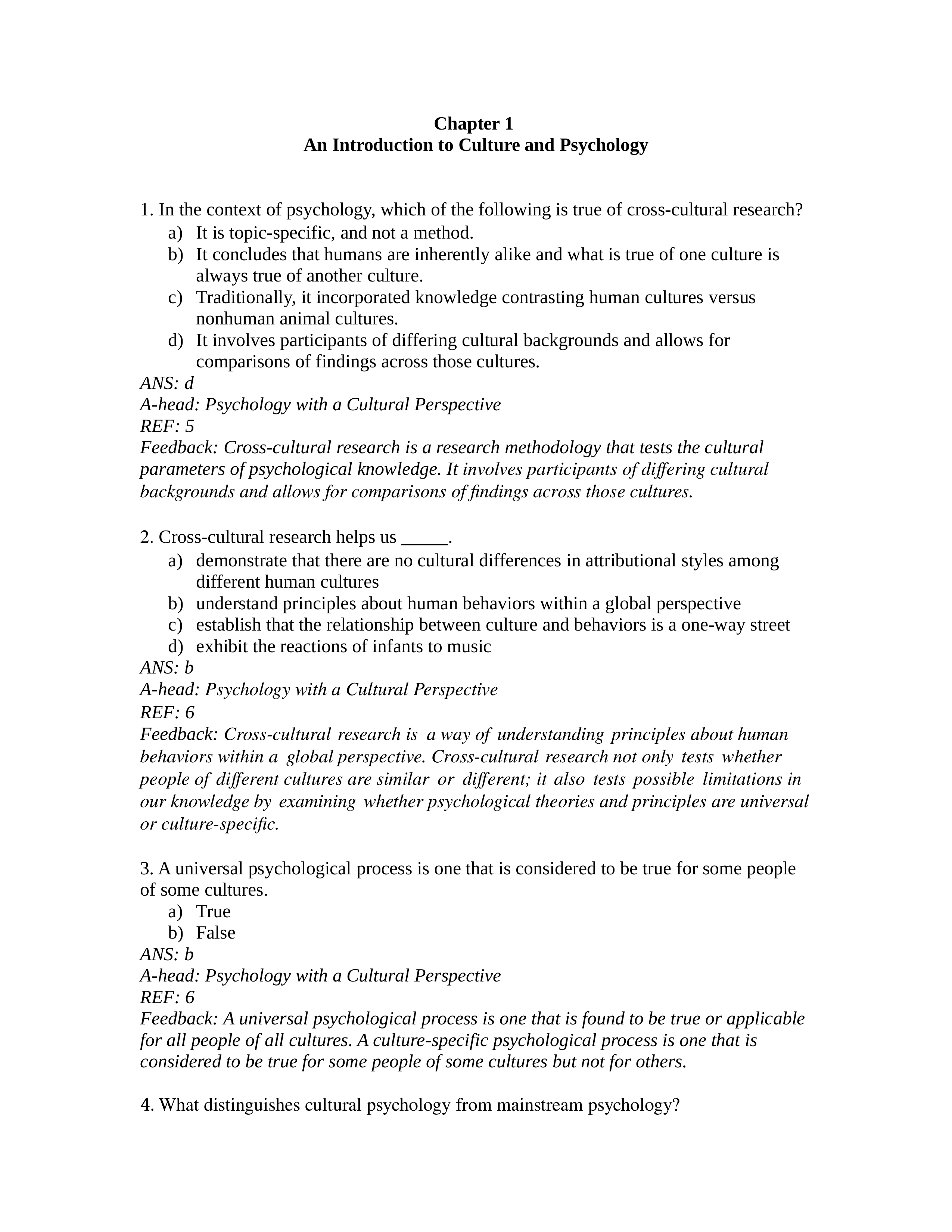 sample-Test Bank Culture and Psychology 6th 6E David Matsumoto.doc_dreneob2t3q_page1