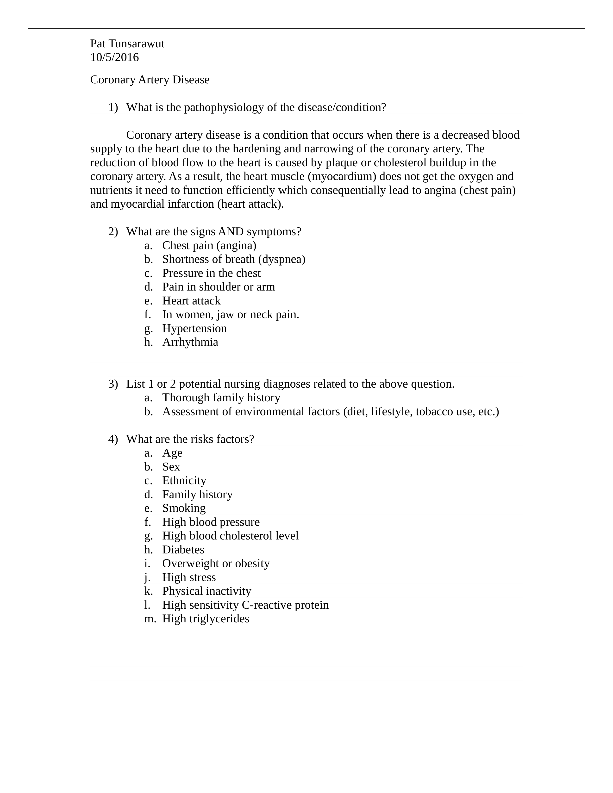 Coronary Artery Disease clinical_drqm9dqz9u4_page1