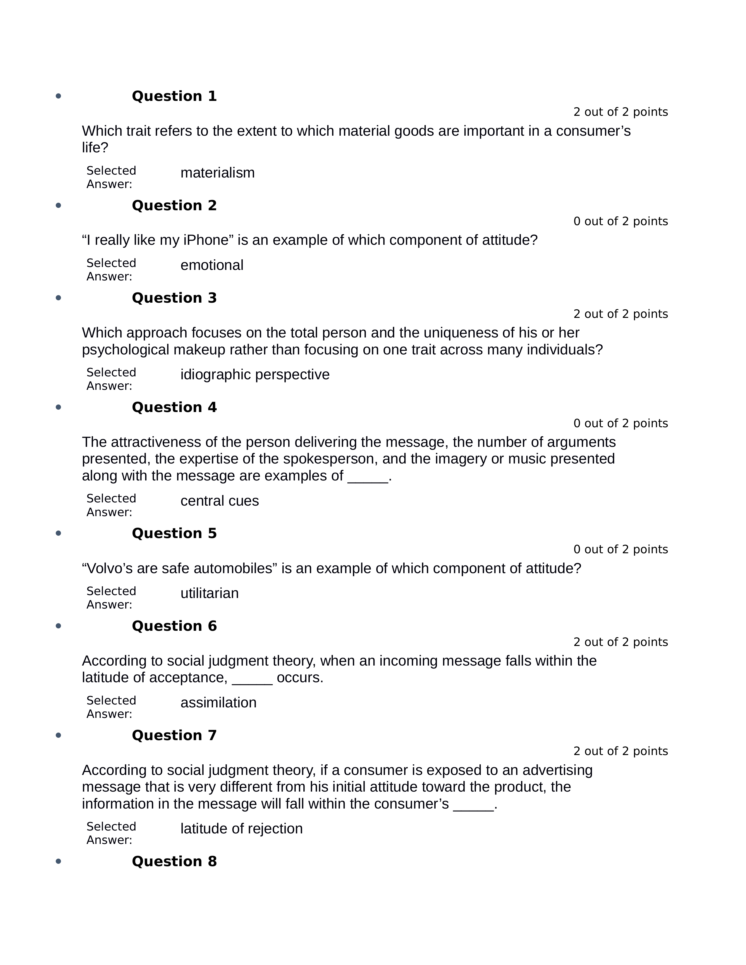 Question 1
2 out of 2 points
Which trait refers to the extent to whic_drqzi12bh46_page1