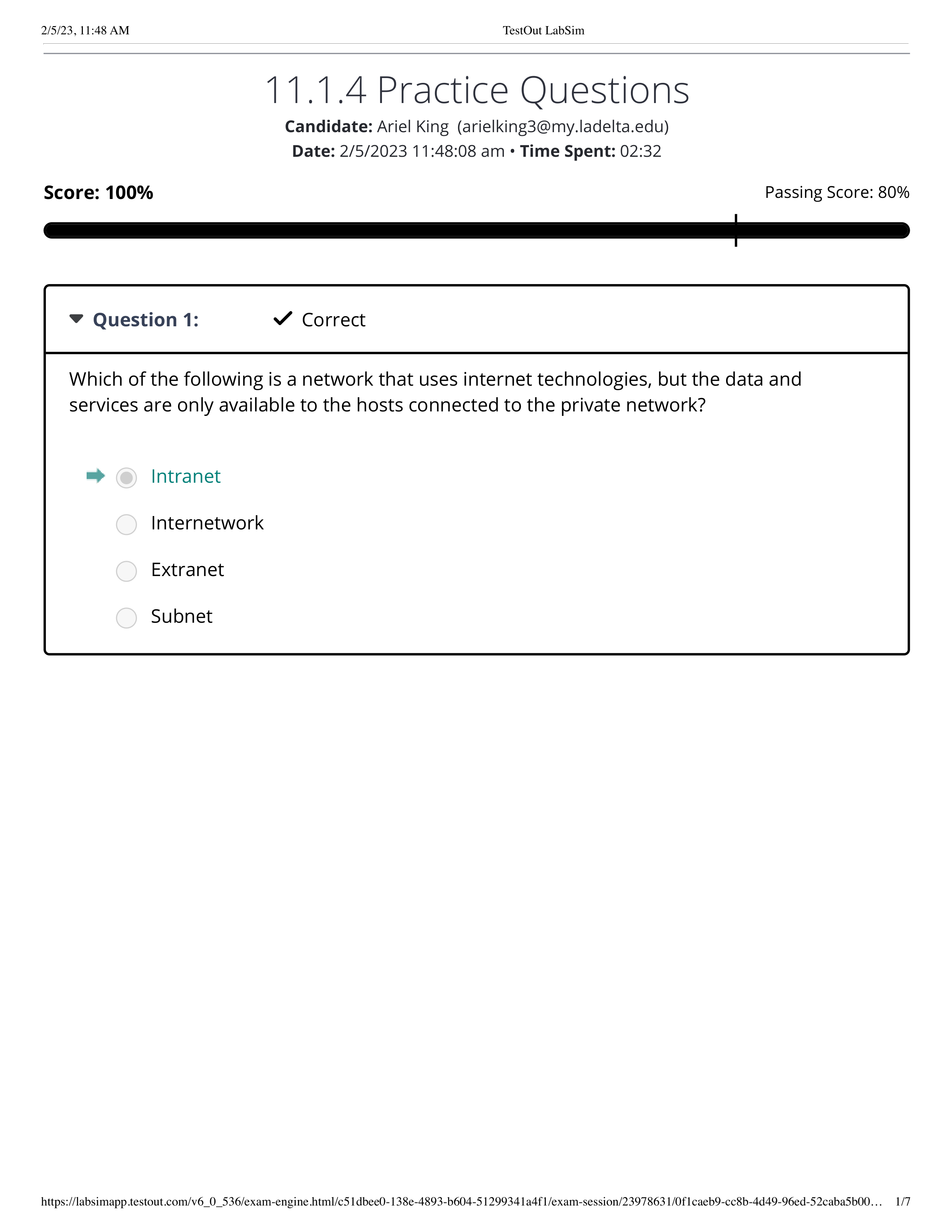 TestOut LabSim 11.1.4 Practice Questions.pdf_drvafckwsap_page1