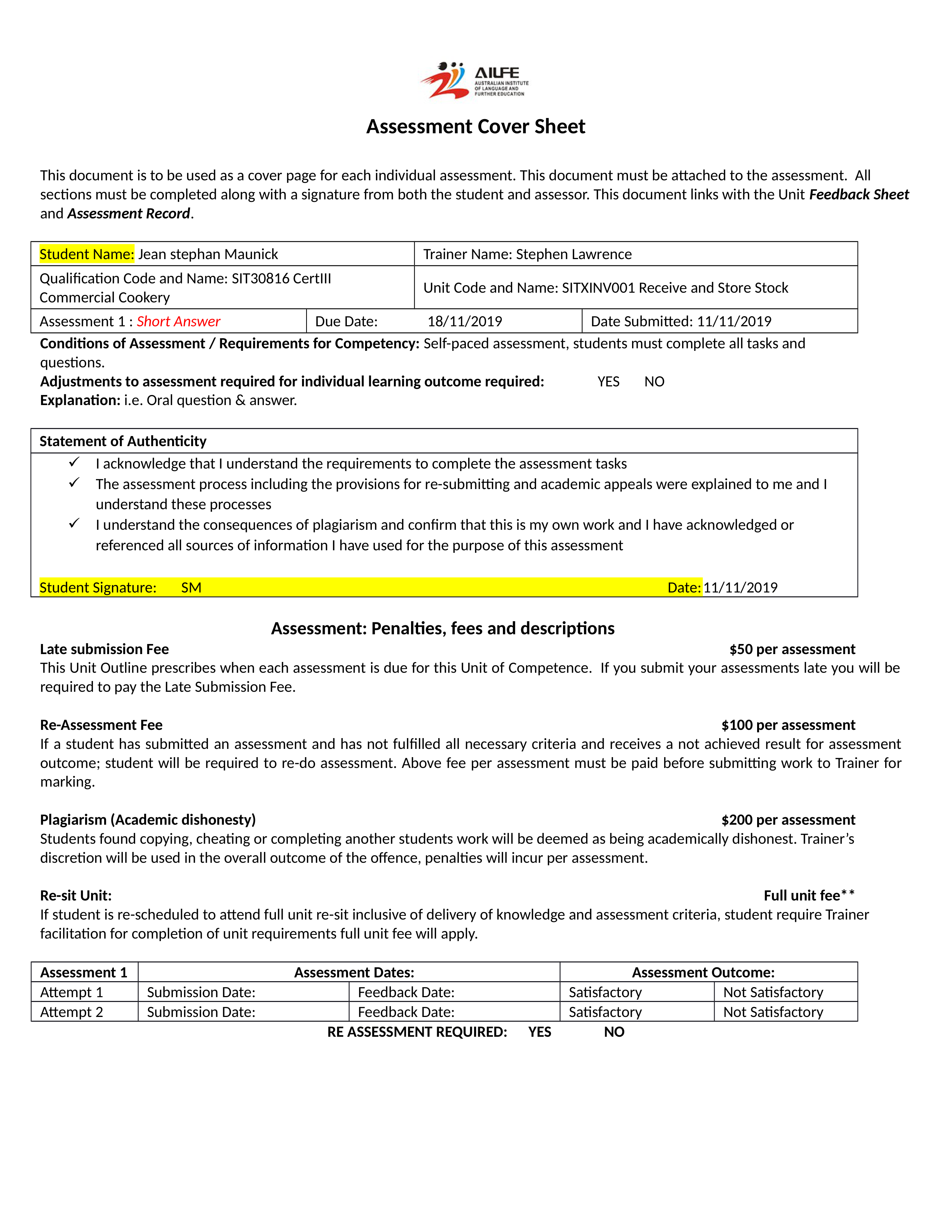 SITXINV001 Assessment 1_Short Answer (1)[2810].docx_ds1p9b6ingk_page1