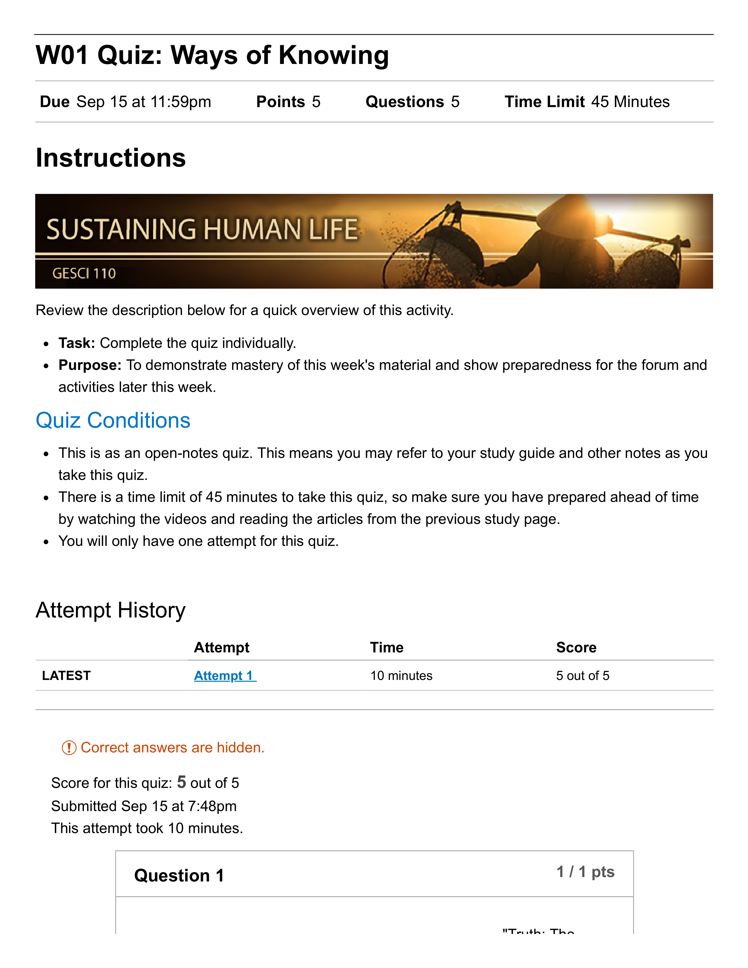 W01 Quiz_ Ways of Knowing_ Sustaining Human Life.pdf_ds4iknsdhhu_page1