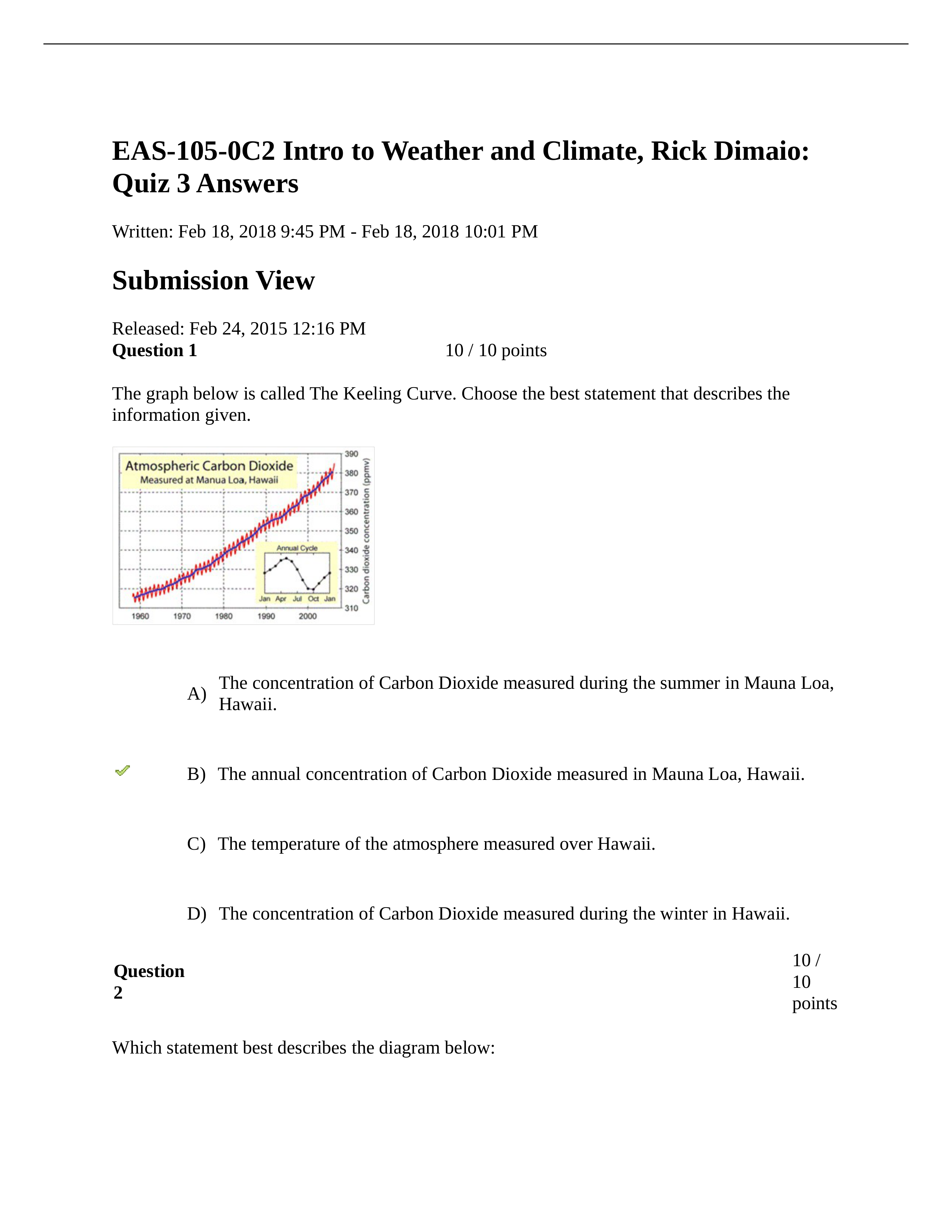 EAS-105-0C2 Intro to Weather and Climate, Rick Dimaio- Quiz 3 Answers .docx_ds6ckzbozwb_page1